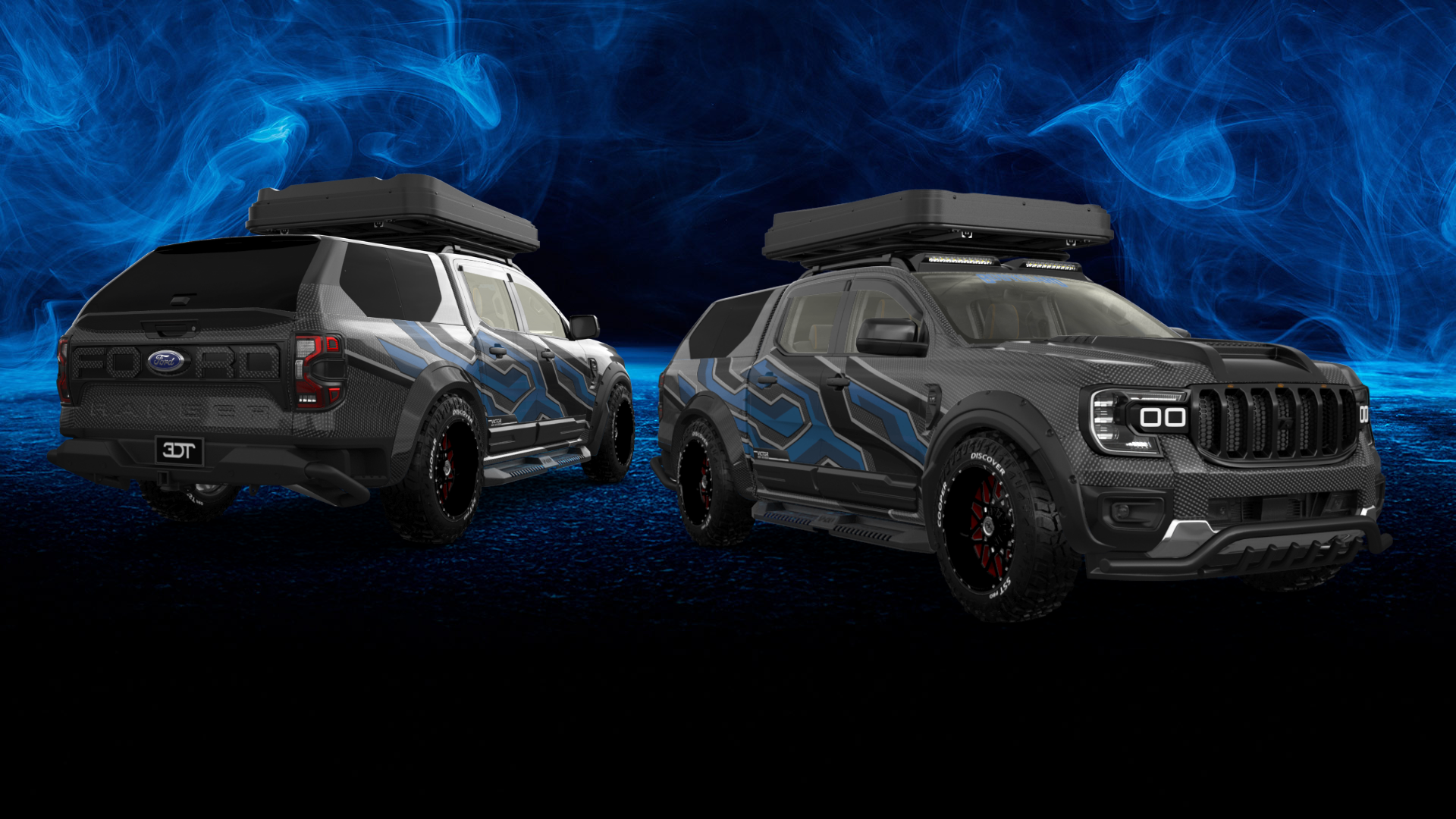 Ford Ranger 4 Door pickup truck 2022 tuning