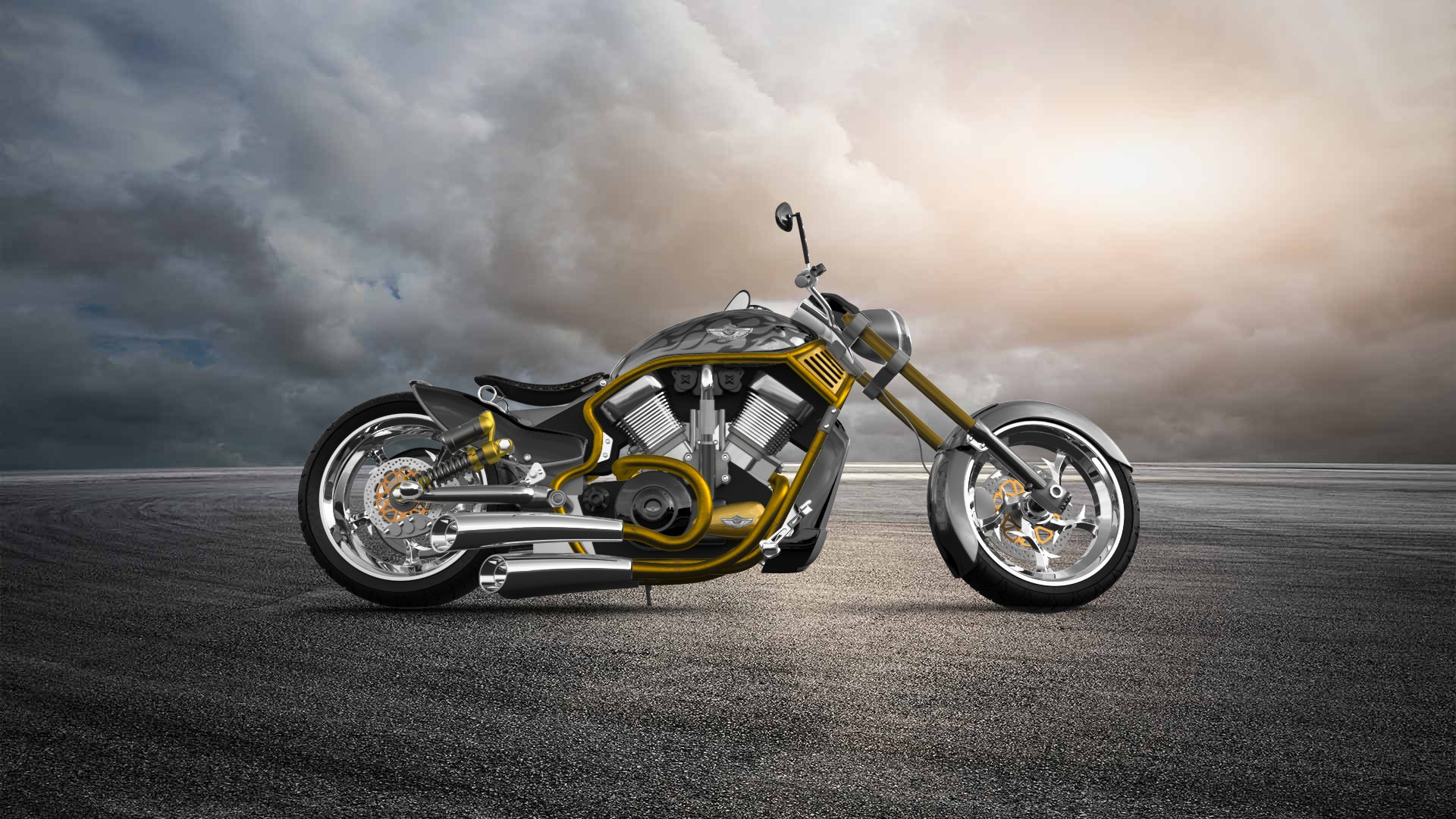 Harley-Davidson Custom Chopper Cruiser 2011 tuning