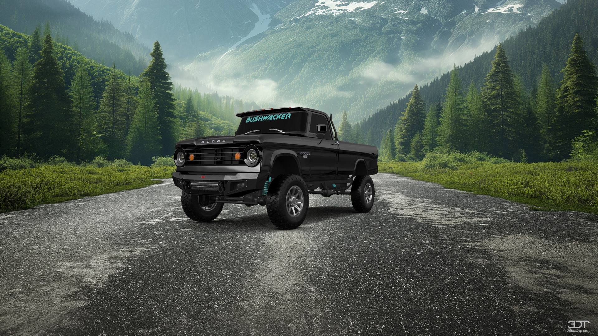 Dodge Power Wagon W200 2 Door pickup truck 1966 tuning