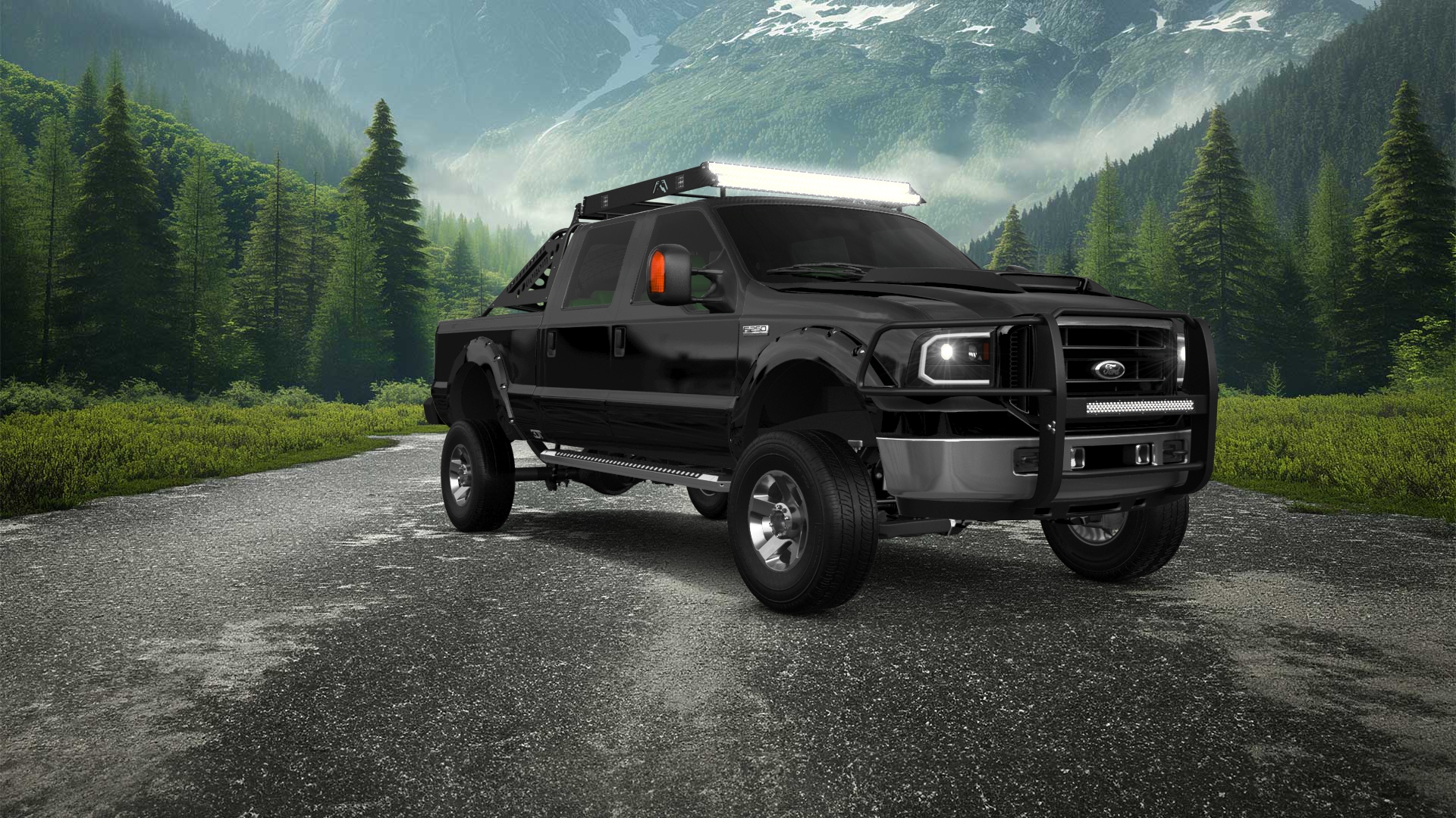 Ford F-250 Crew Cab 4 Door pickup truck 1999