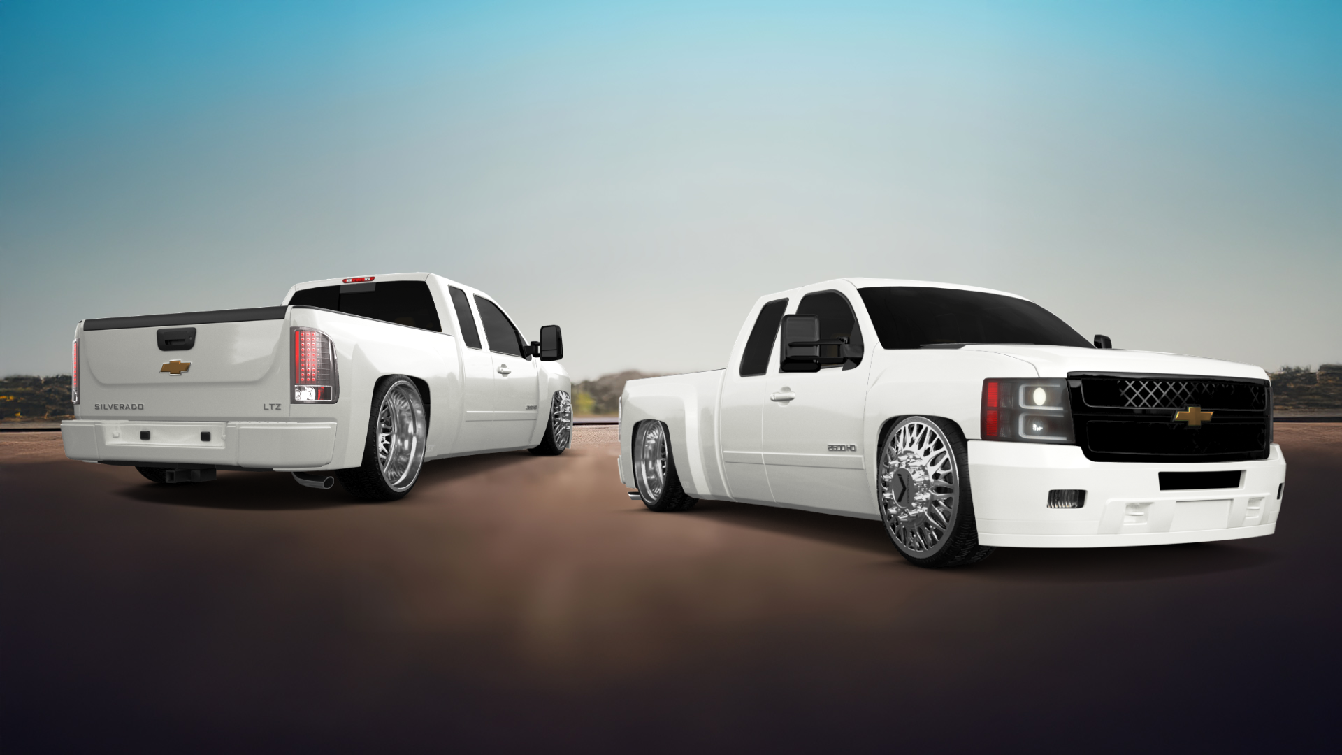 Tuning Chevrolet Silverado 2500 HD Extended Cab Pickup Truck 2007