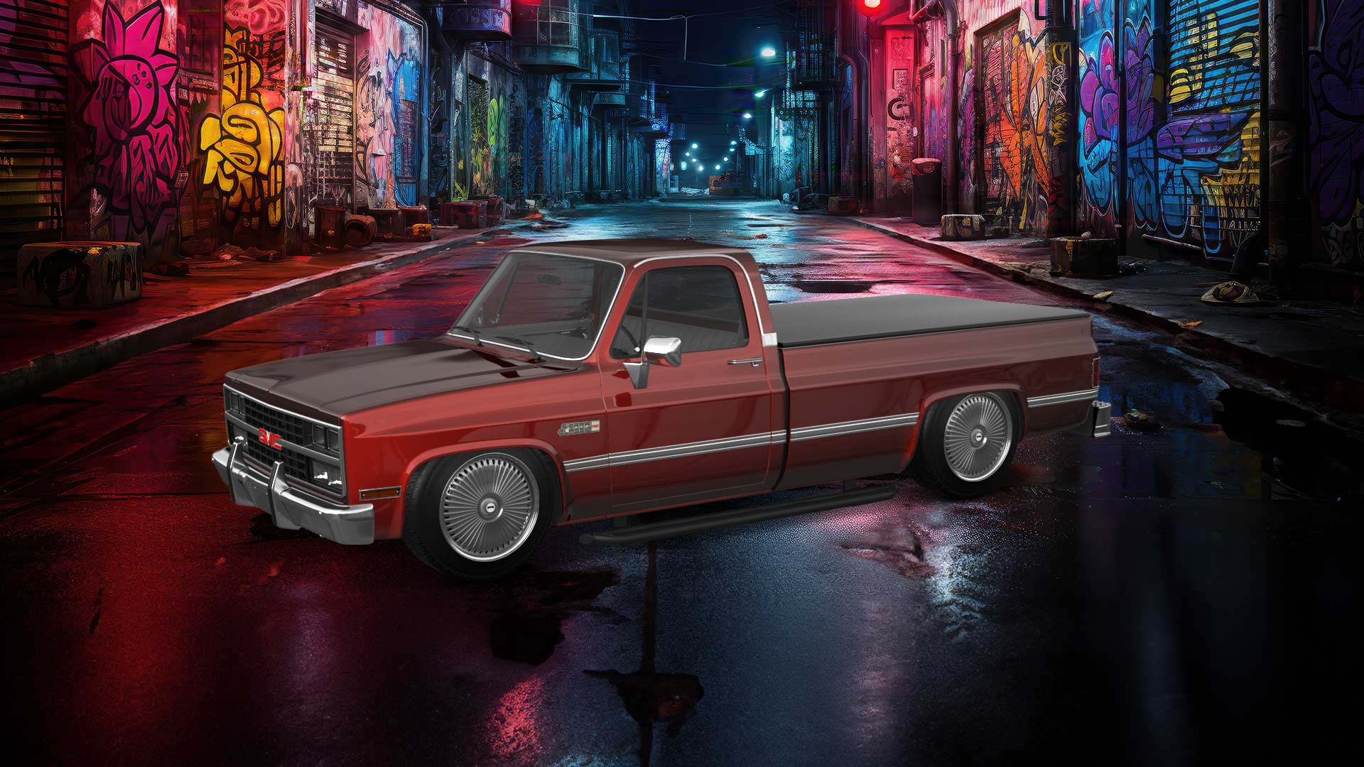 GMC Sierra 1500 2 Door pickup truck 1985 tuning