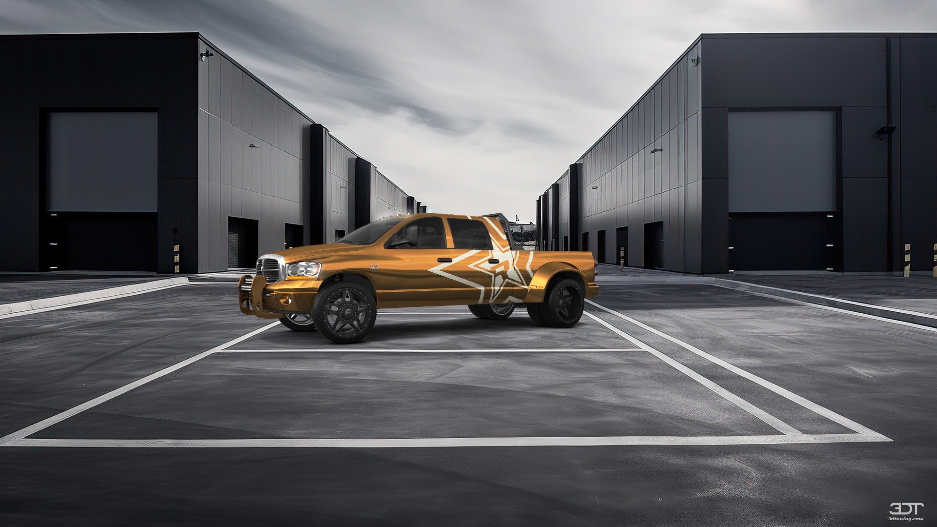 Dodge Ram 3500 Dually 4 Door pickup truck 2007