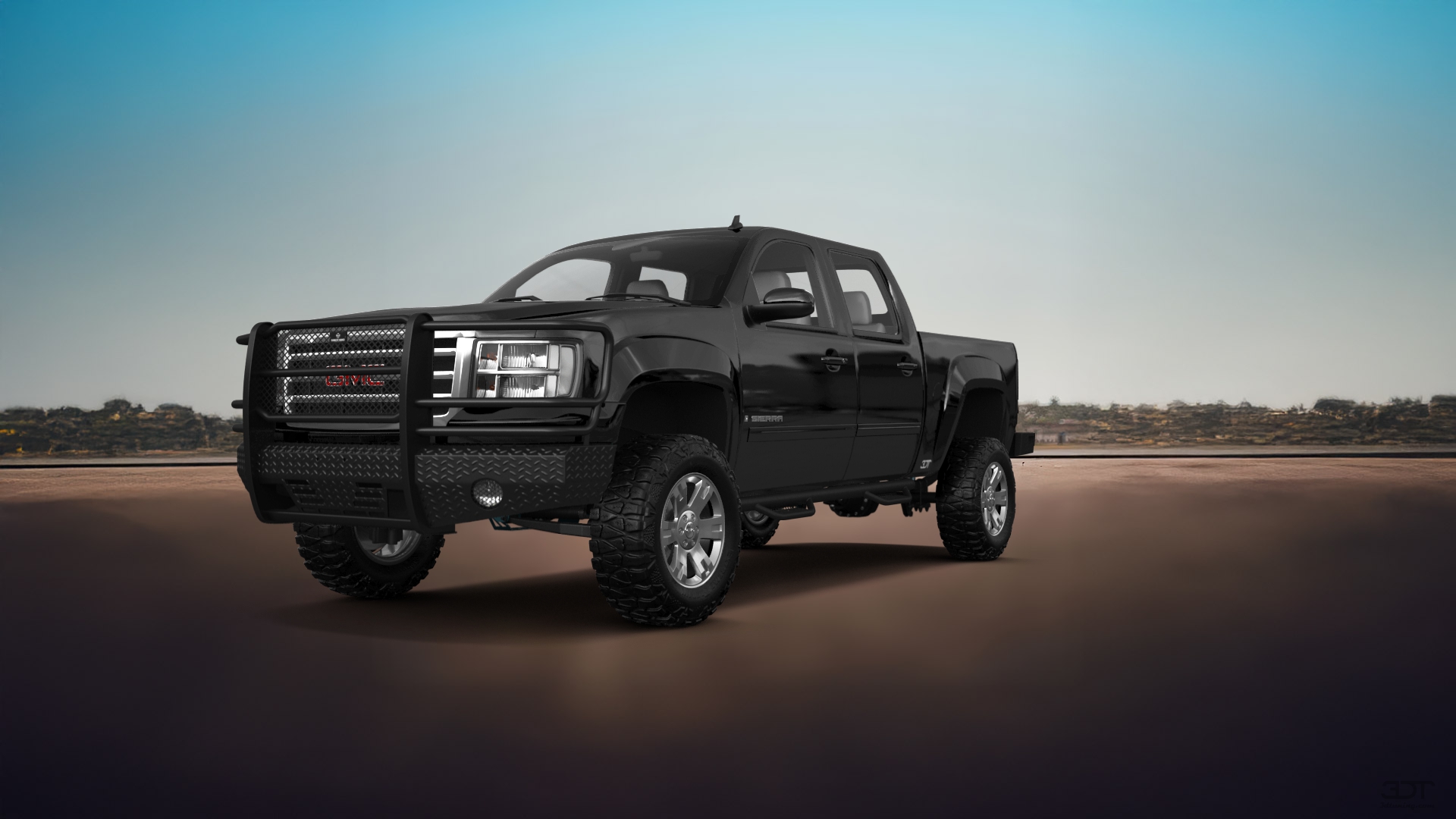 GMC Sierra 1500 Crew Cab 5.8 ft box 4 Door pickup truck 2007 tuning