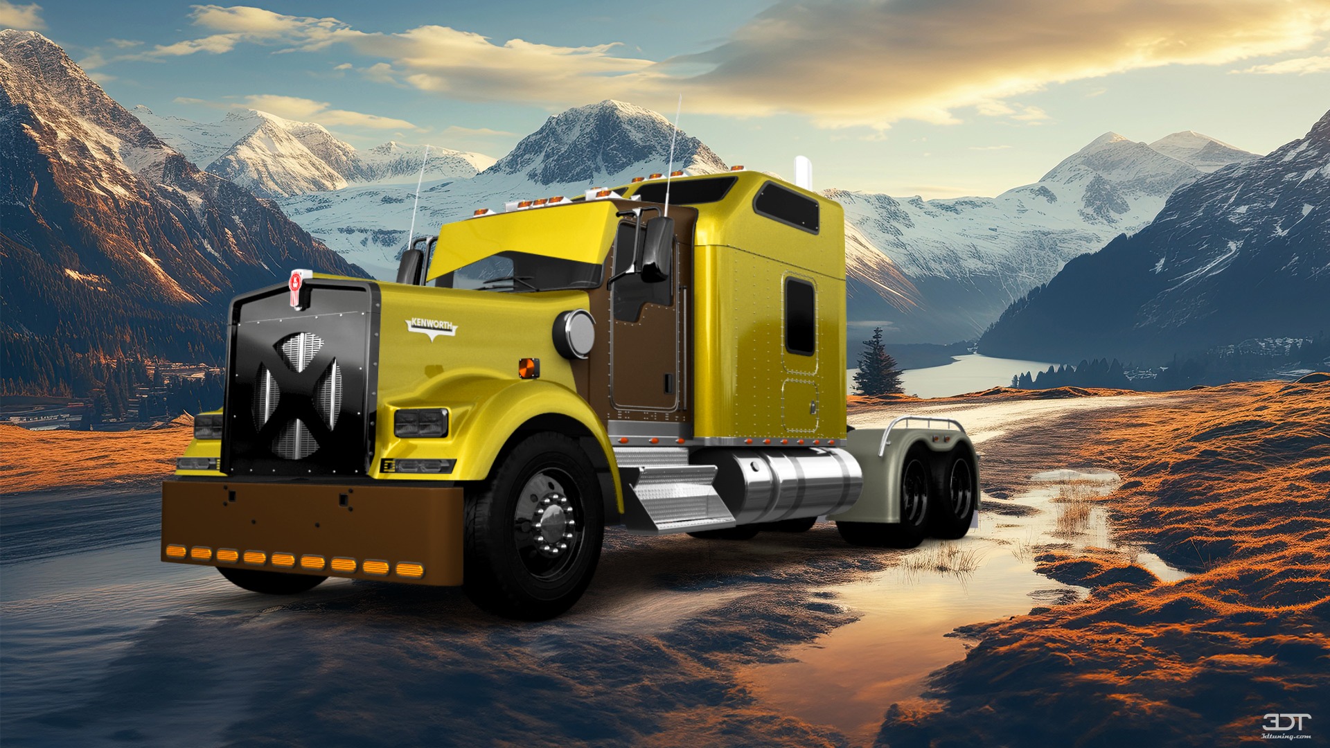 Kenworth W900 Sleeper Cab Truck 2015 tuning