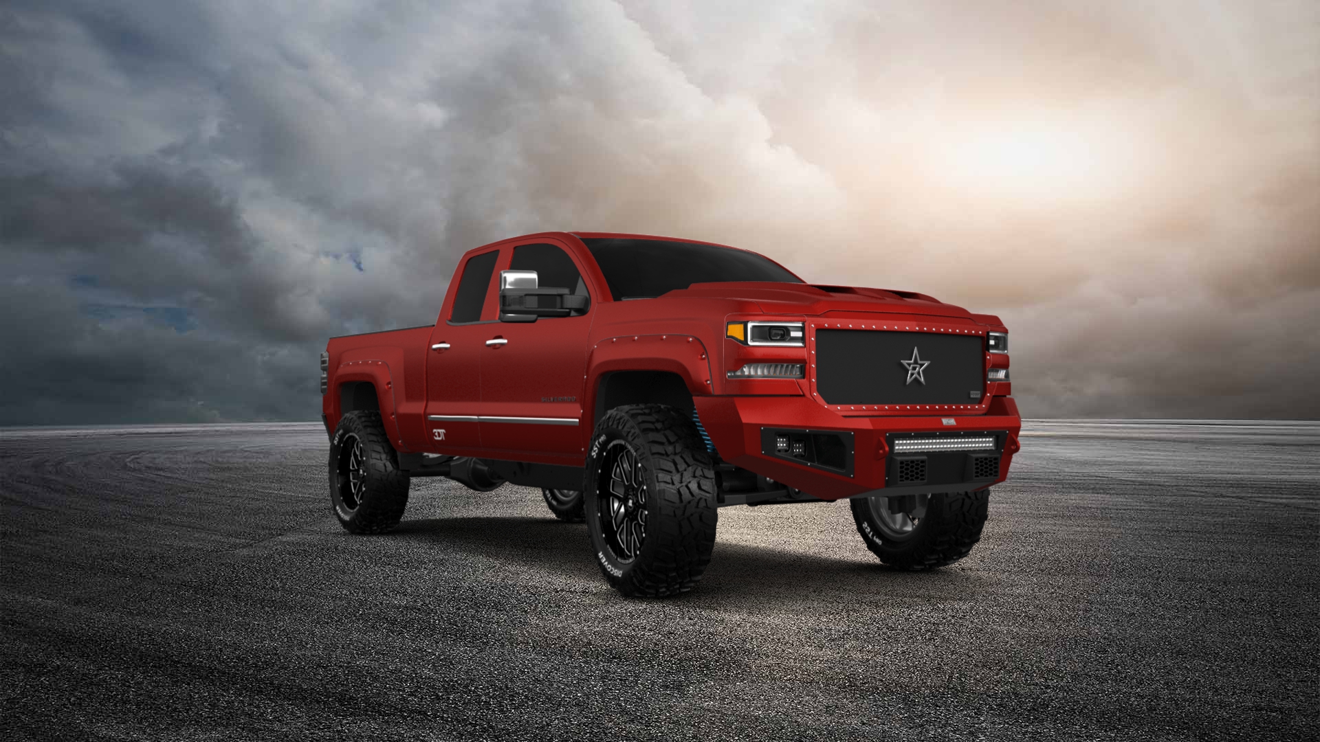 Chevrolet Silverado 1500 6.5 ft box 4 Door pickup truck 2016 tuning