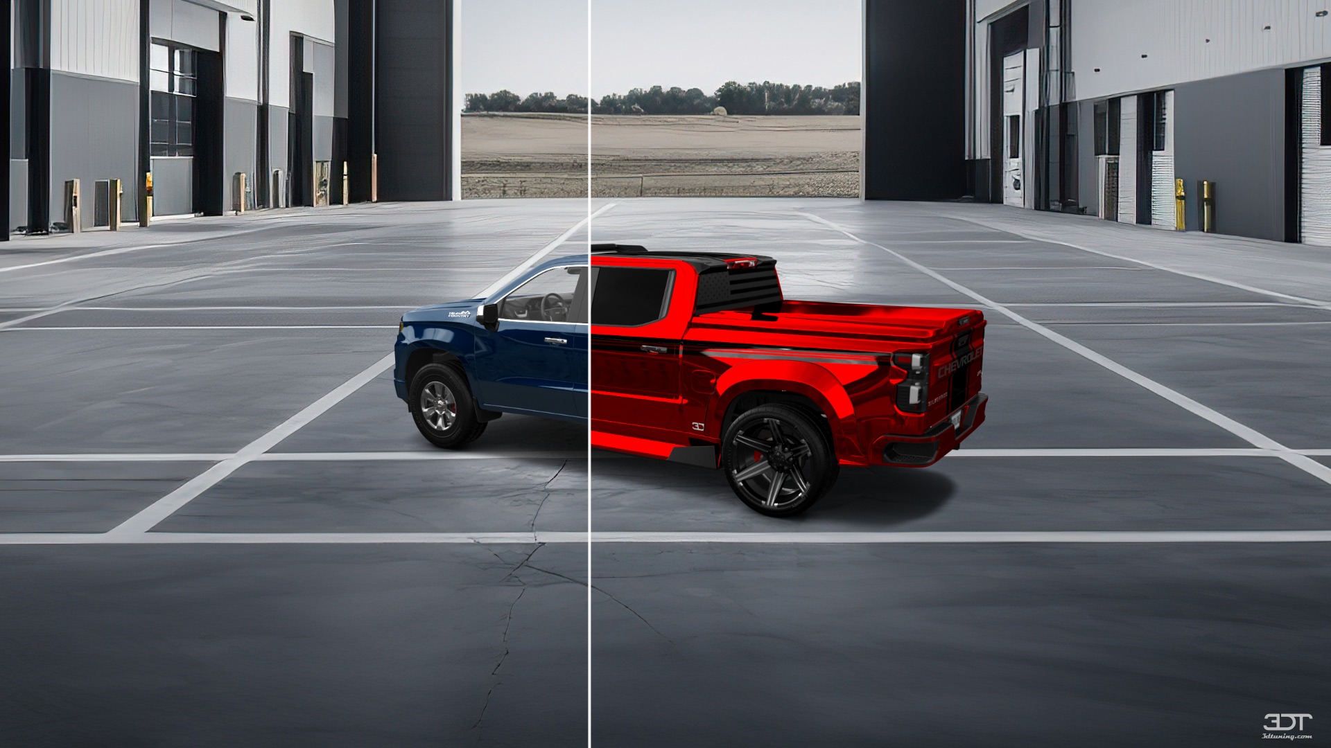 Chevrolet Silverado 1500 Crew Cab 5.8 ft box 4 Door pickup truck 2023 tuning