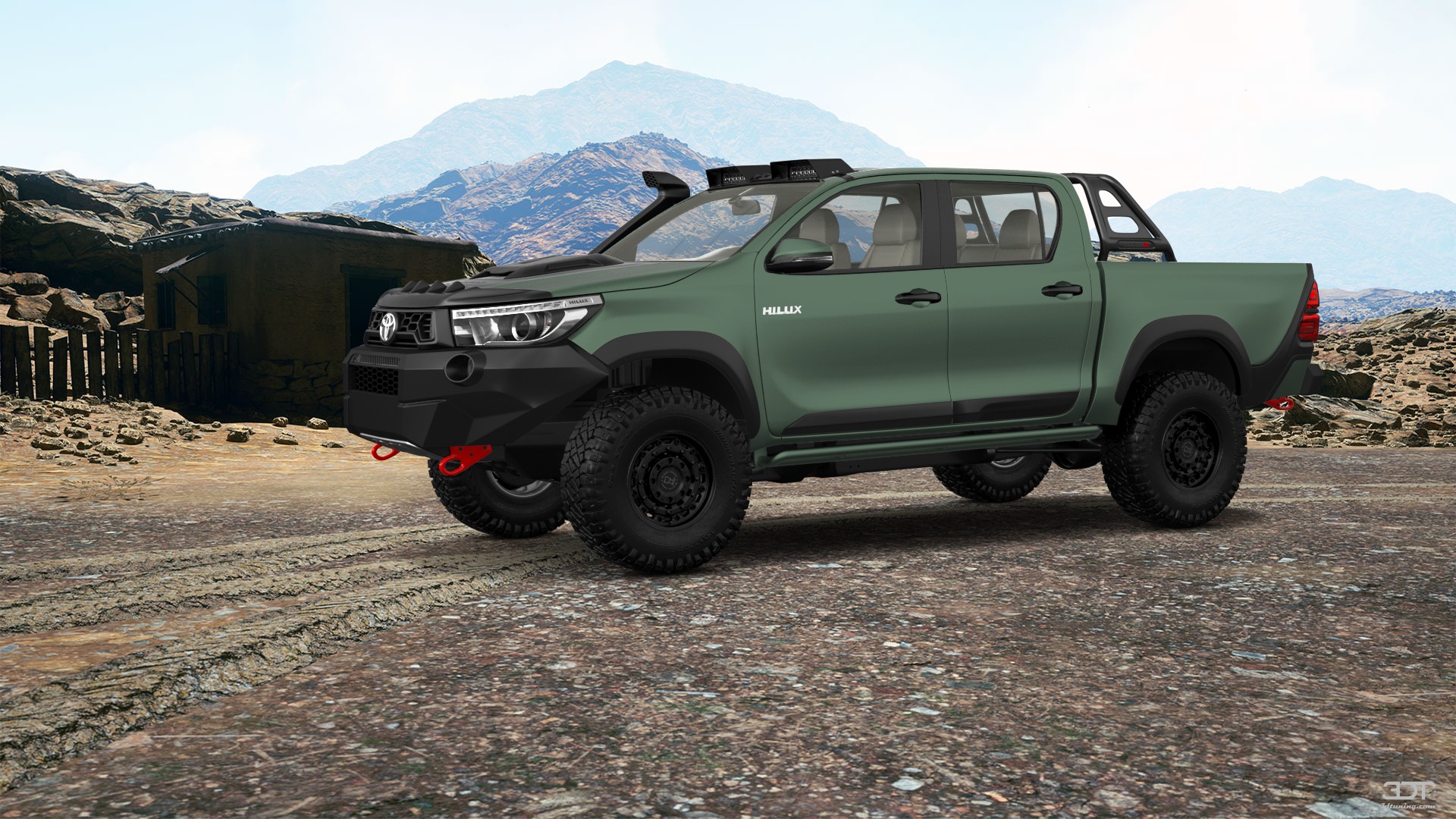 Toyota Hilux Double Cab 4 Door pickup truck 2015 tuning