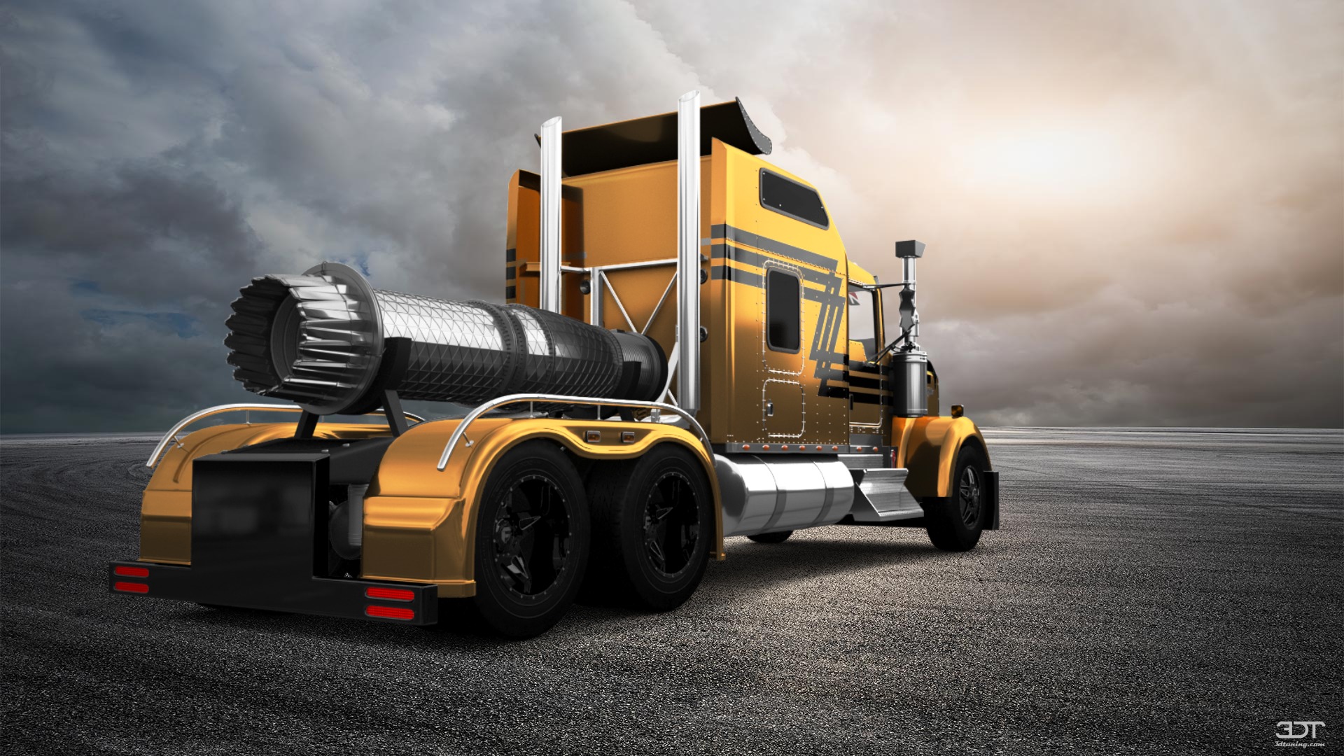 Kenworth W900 Sleeper Cab Truck 2015