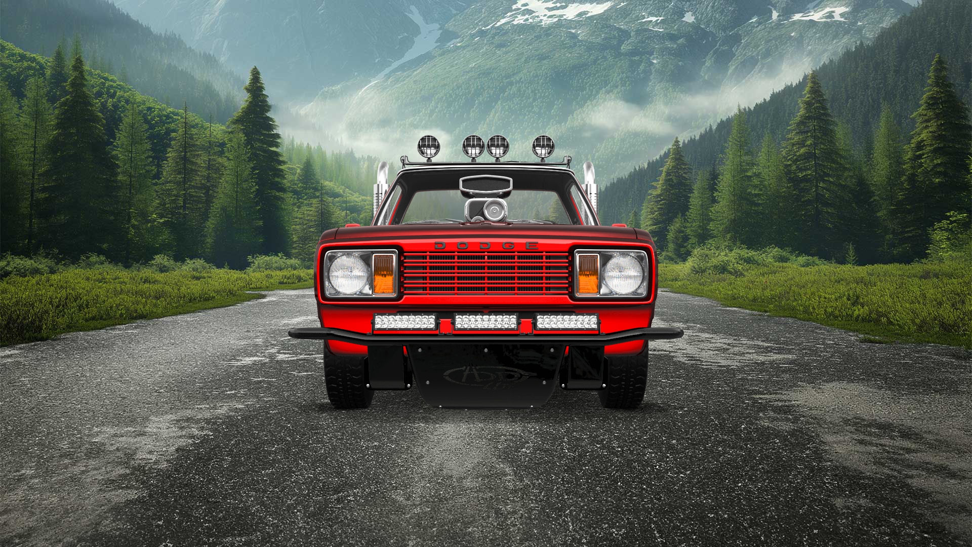 Dodge Lil Red Express 2 Door pickup truck 1978 tuning