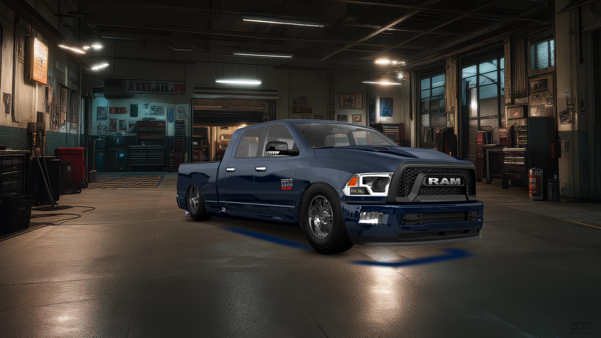 Dodge Ram 2500 Mega Cab 6.4 ft box 4 Door pickup truck 2010 tuning