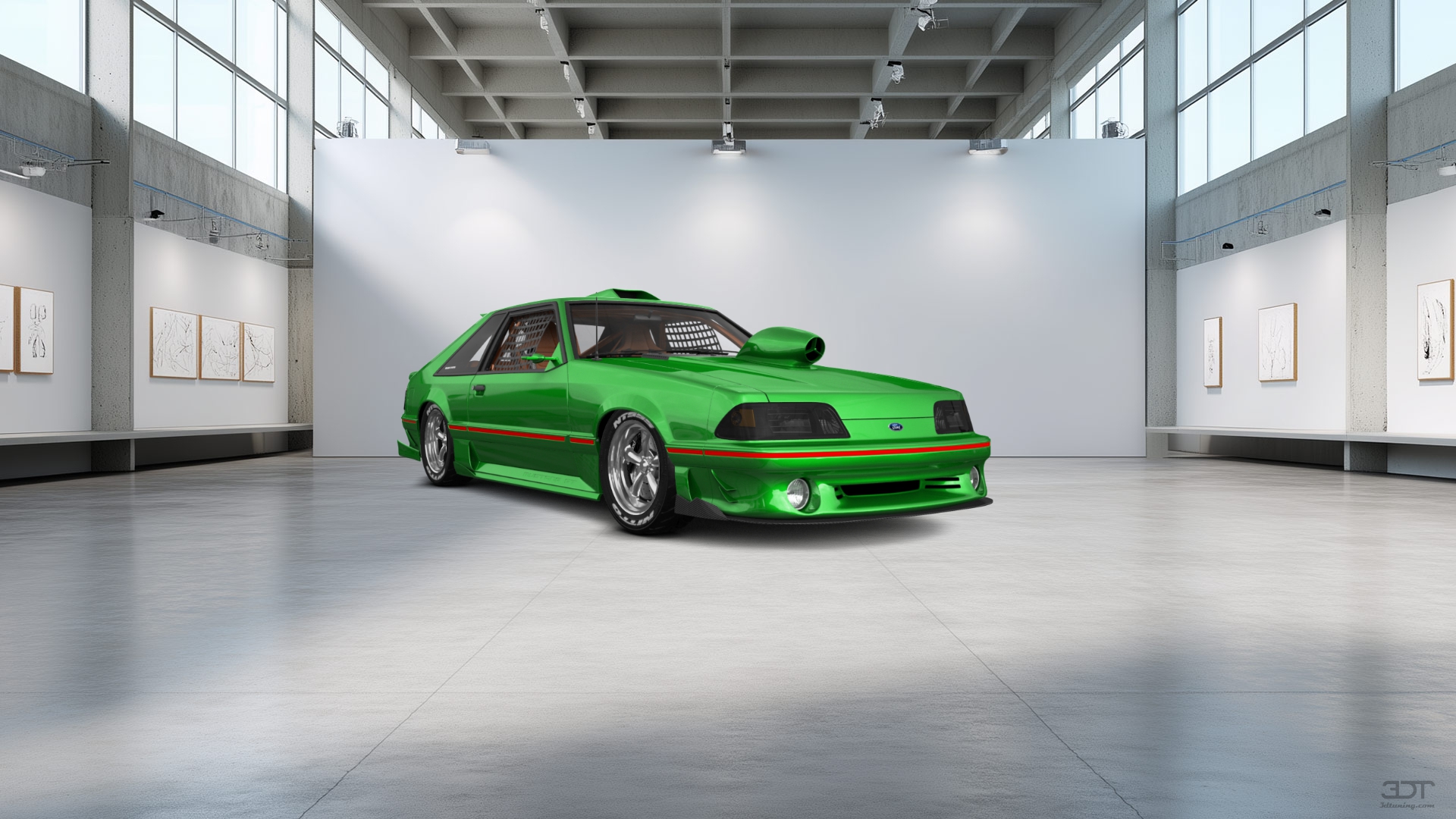 Ford Mustang 3 Door Hatchback 1988 tuning