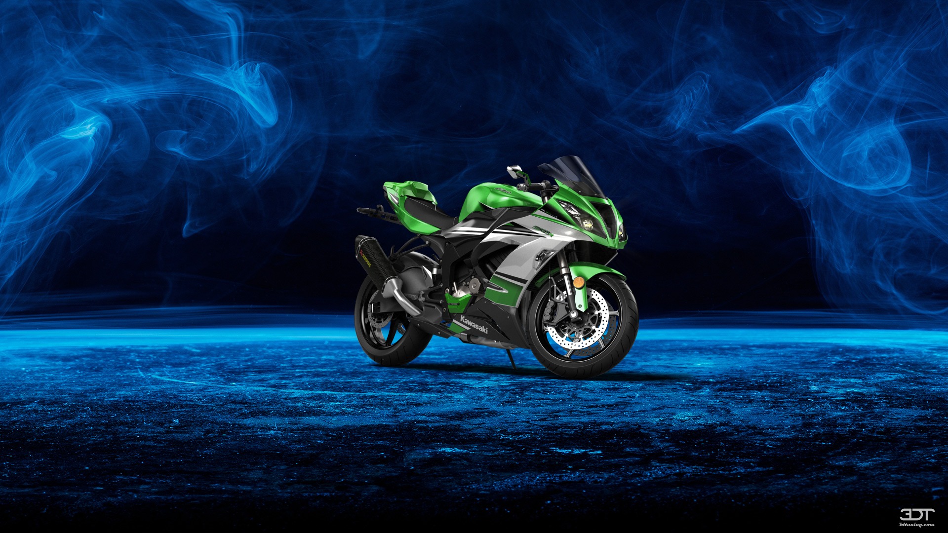 Kawasaki Ninja ZX 6R Sport Bike 2015 tuning