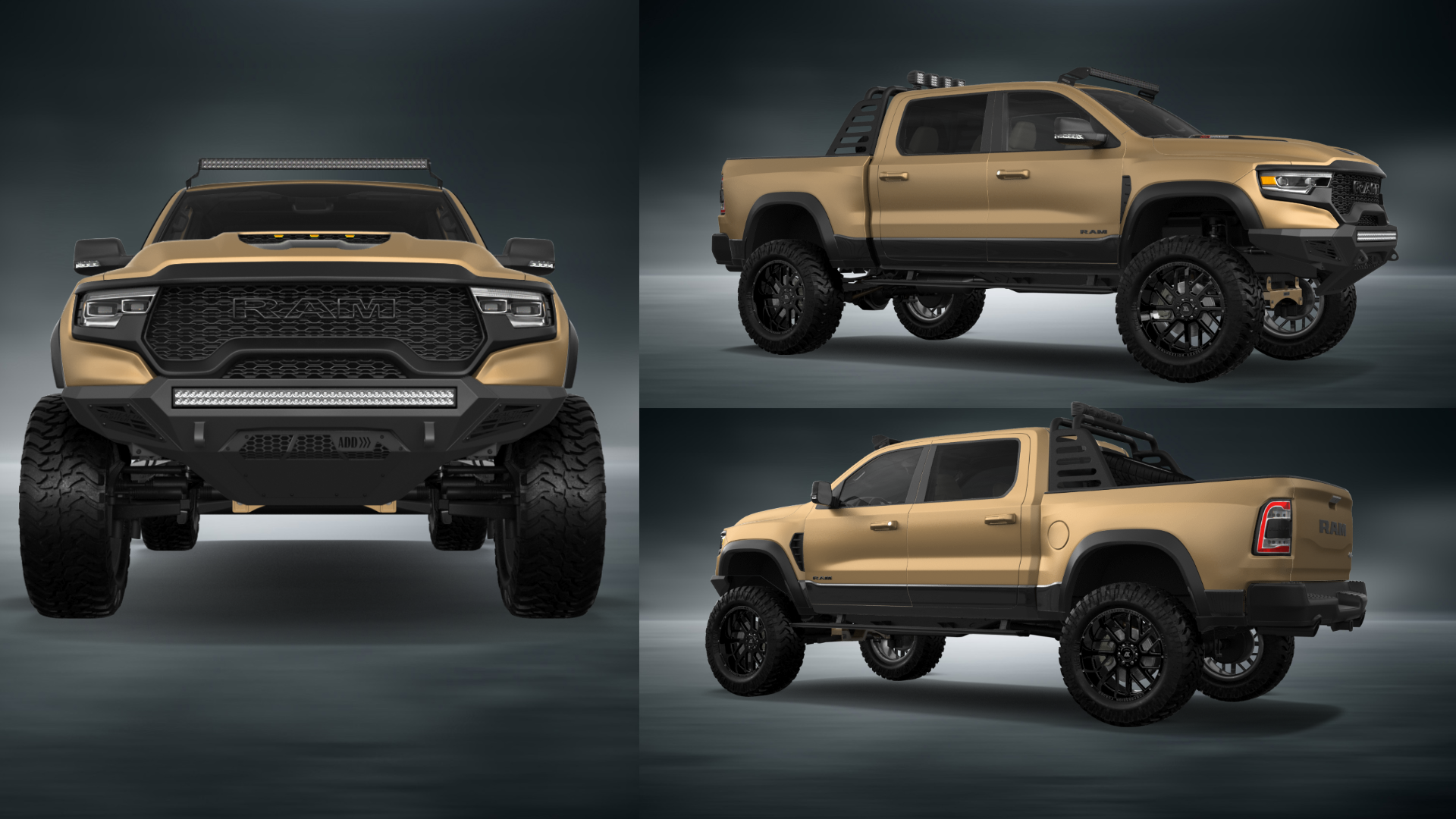 Dodge Ram 1500 TRX 4 Door pickup truck 2021
