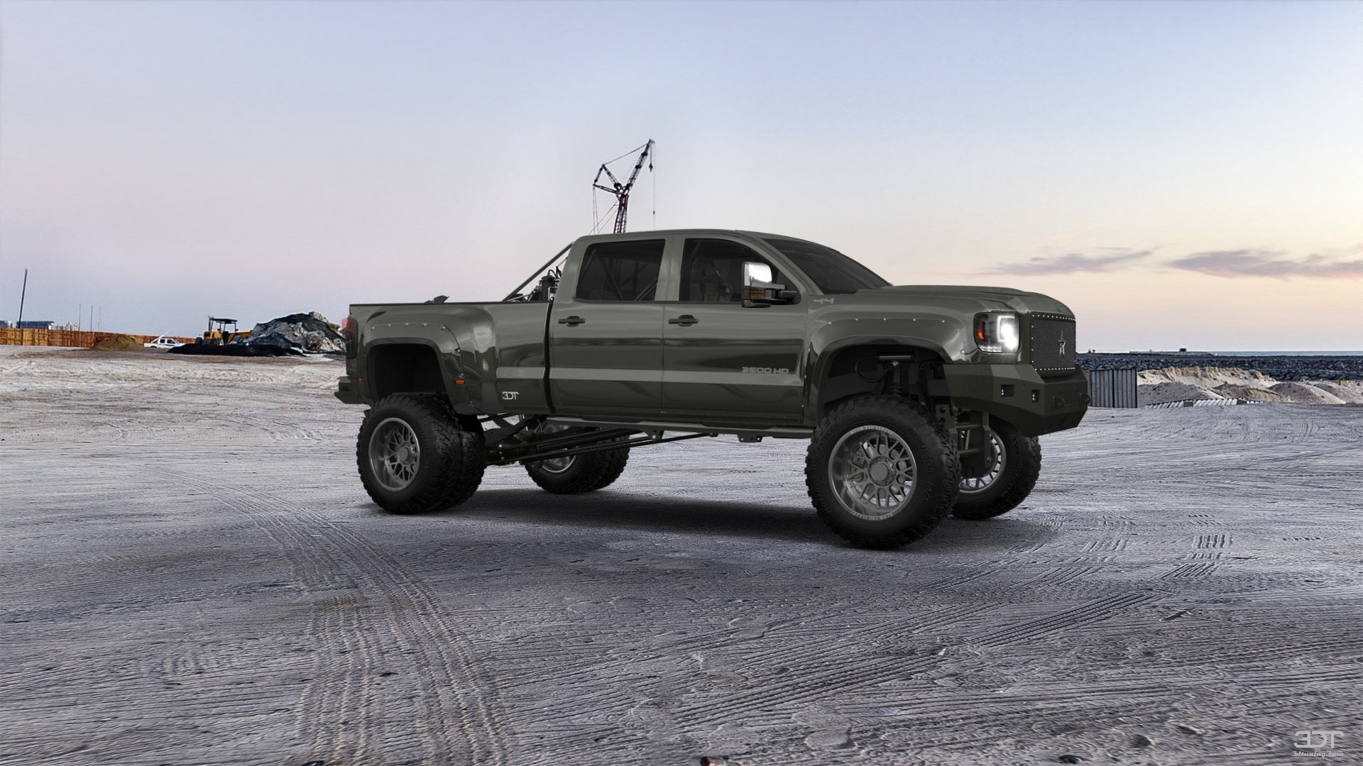 GMC Sierra 3500 HD Crew Cab 4 Door pickup truck 2015 tuning