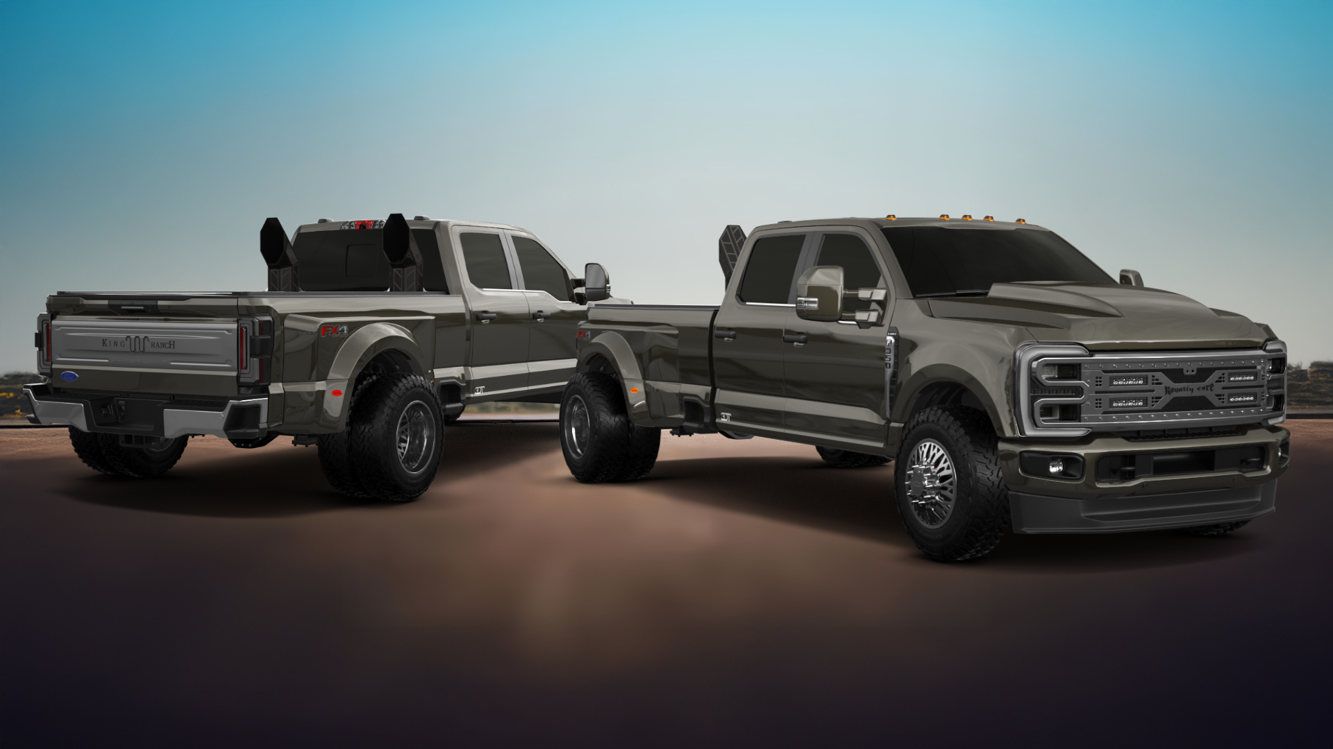 Ford F-350 DRW Crew Cab 4 Door pickup truck 2023 tuning