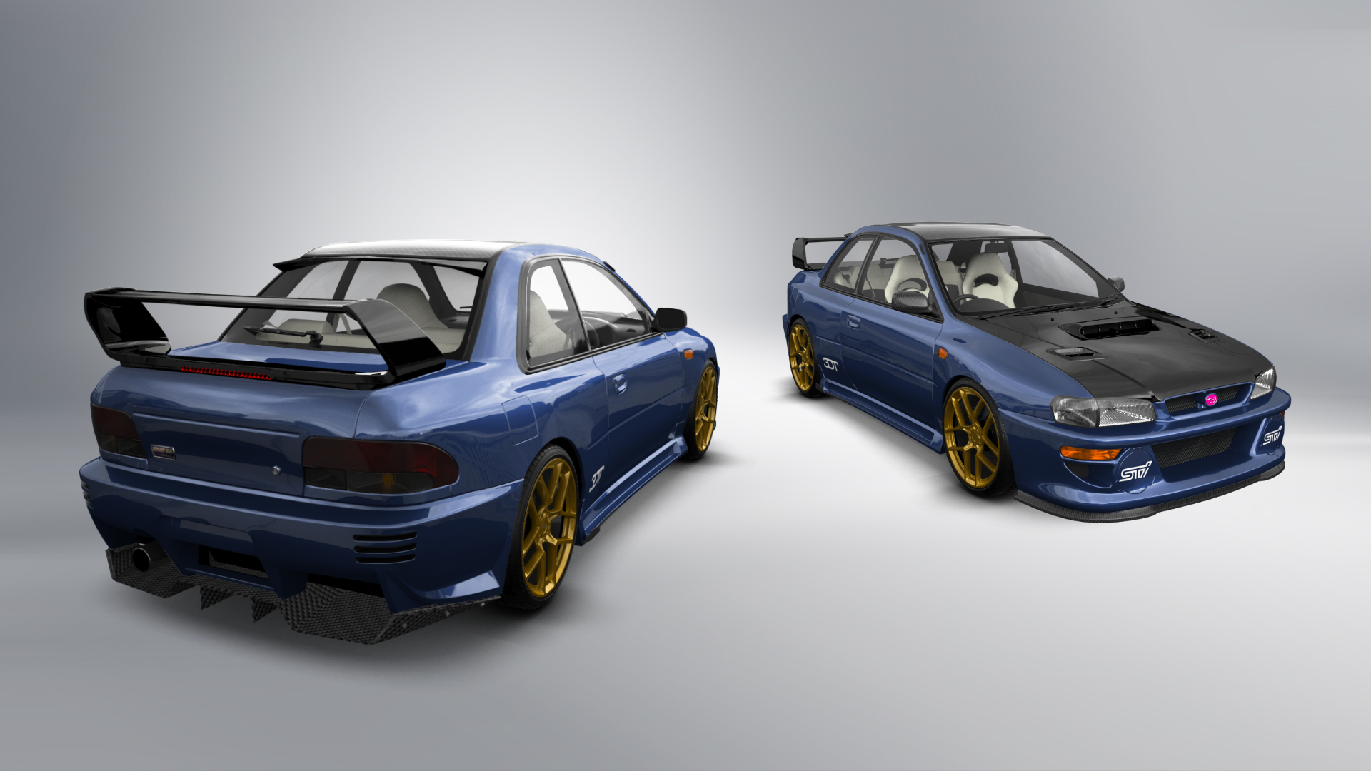 Subaru Impreza WRX STI 22B 2 Door Coupe 2000 tuning