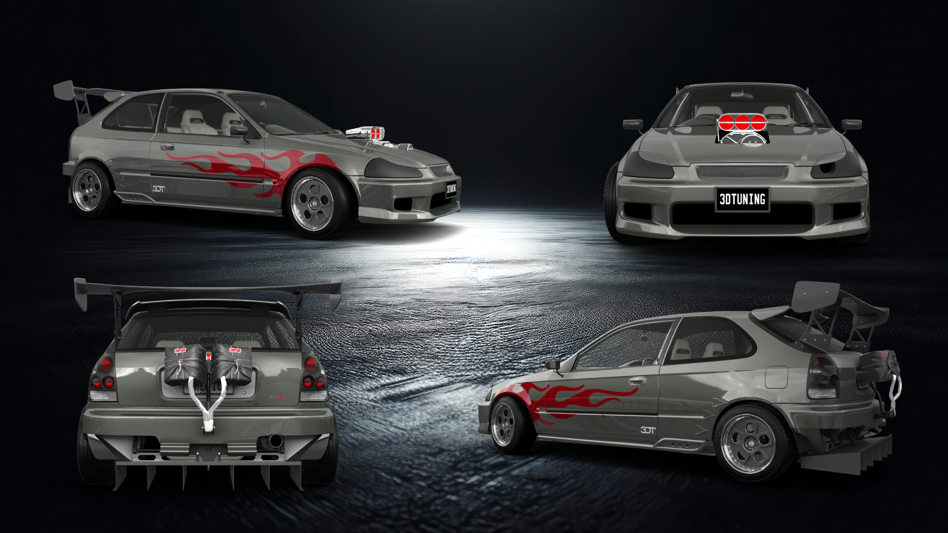 Honda Civic 3 Door Hatchback 1997 Images