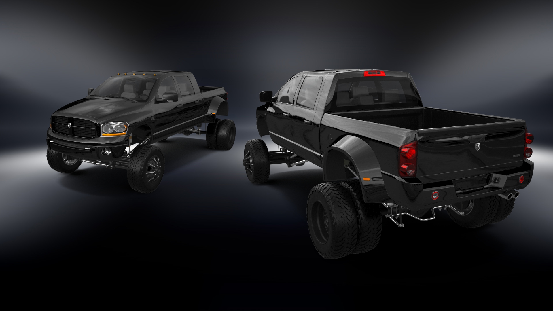 Dodge Ram 3500 Dually 4 Door pickup truck 2007 tuning