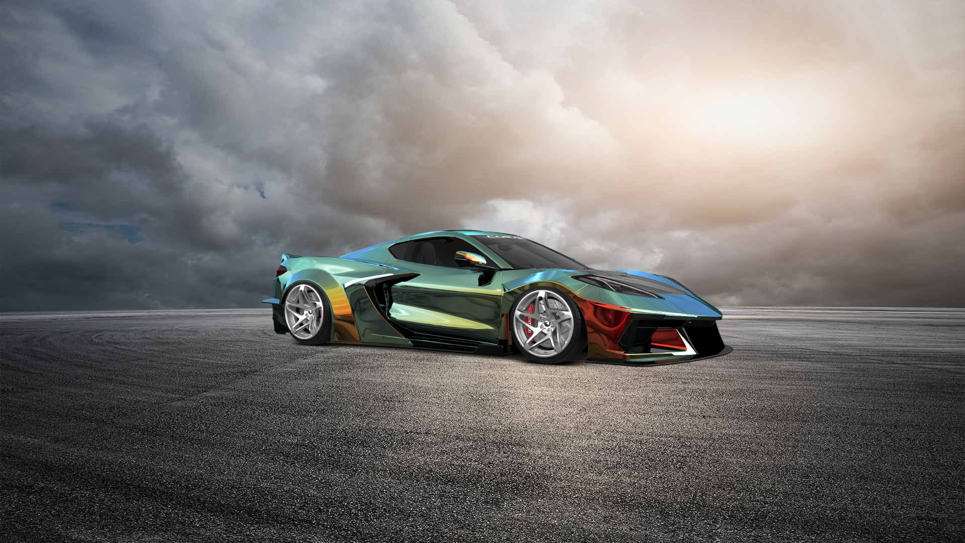 Chevrolet Corvette 2 door targa top 2020 Images