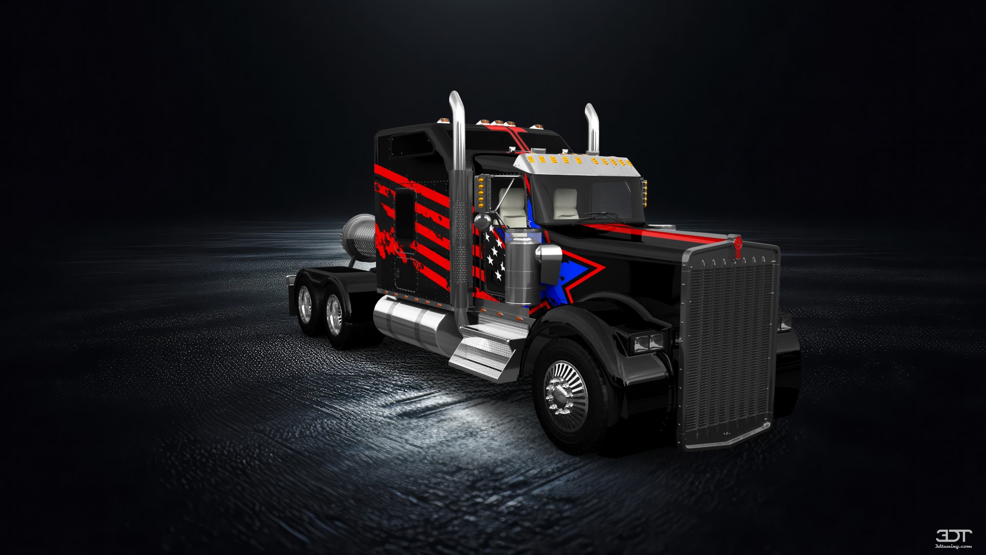 Kenworth W900 Sleeper Cab Truck 2015