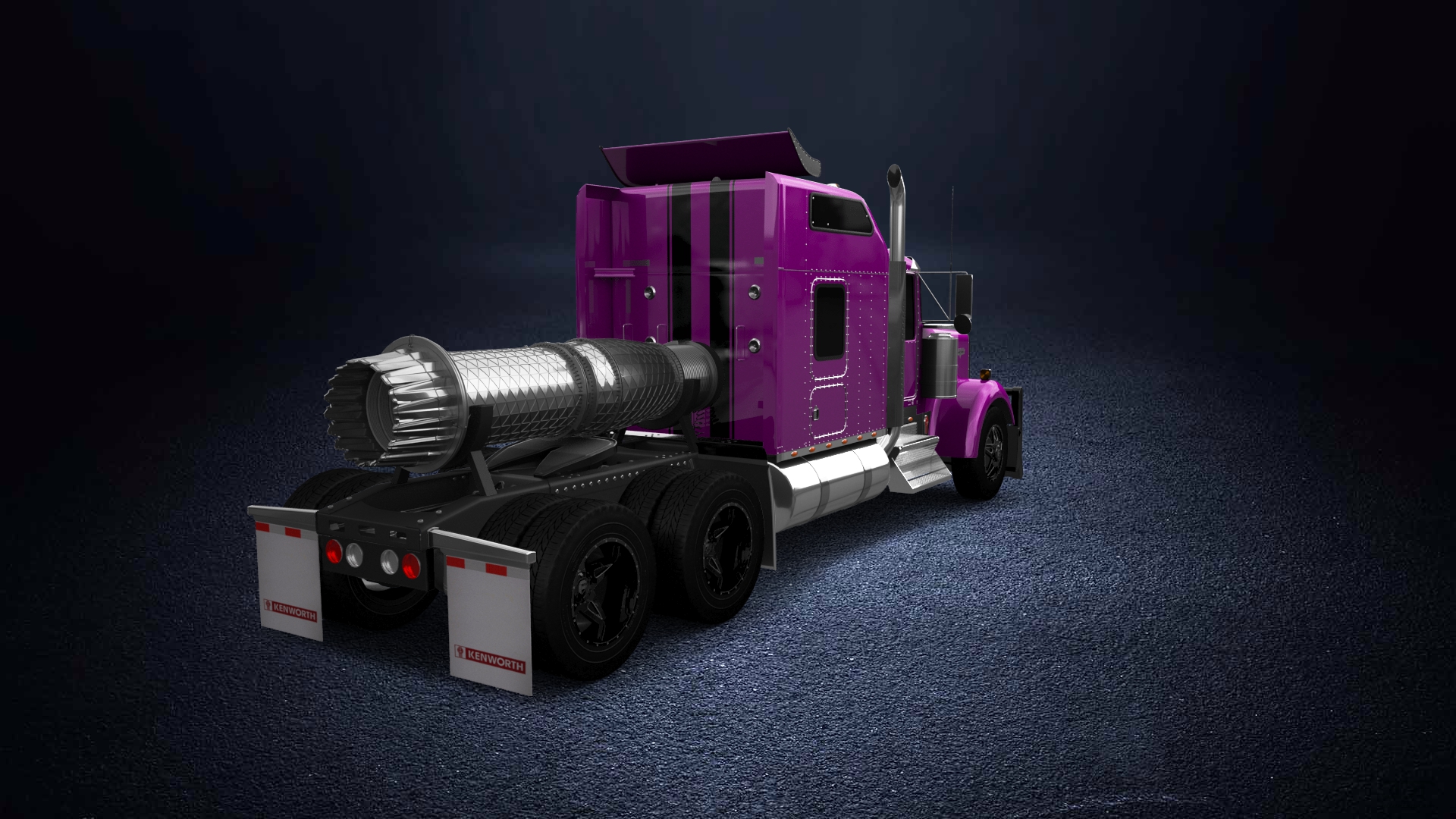 Kenworth W900 Sleeper Cab Truck 2015
