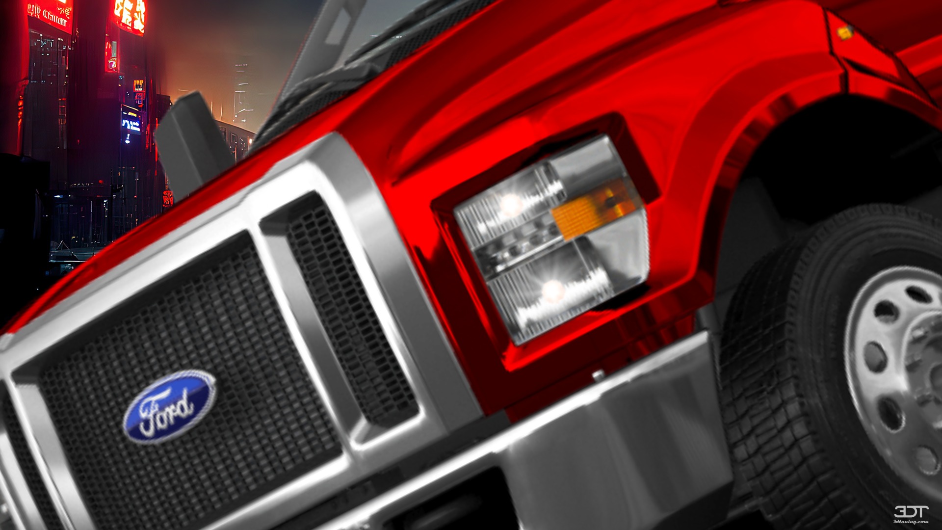 Tuning Ford F-650 Tow Truck Pickup 2016