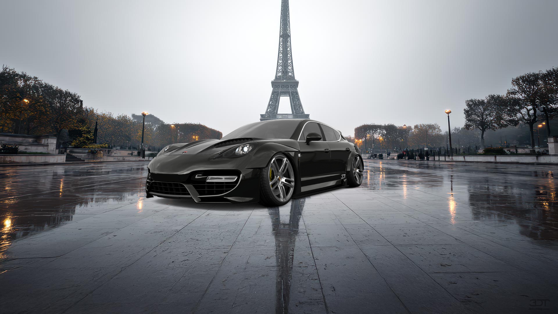 Porsche Panamera 4 door fastback saloon 2011 tuning