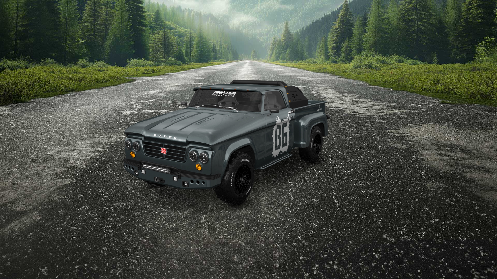 Dodge D-100 Stepside 2 Door pickup truck 1961 tuning