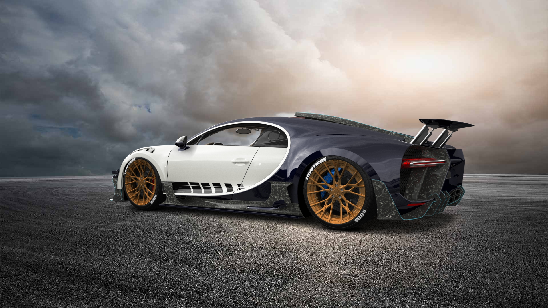 Bugatti Chiron 2 Door Coupe 2016 tuning