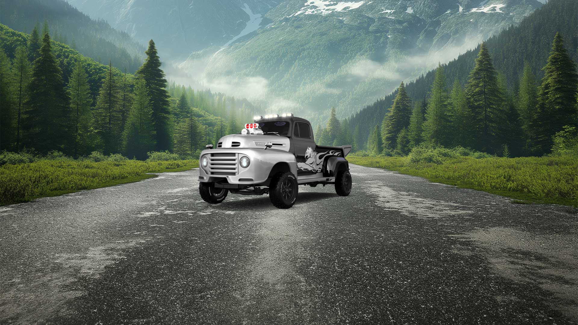 Ford F1 2 Door pickup truck 1949 tuning