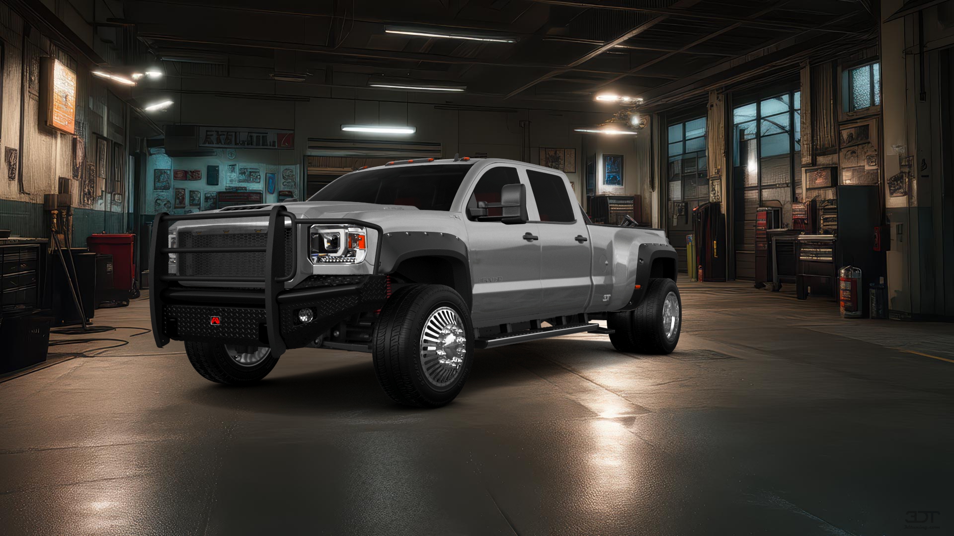 GMC Sierra 3500 HD Crew Cab 4 Door pickup truck 2015 tuning