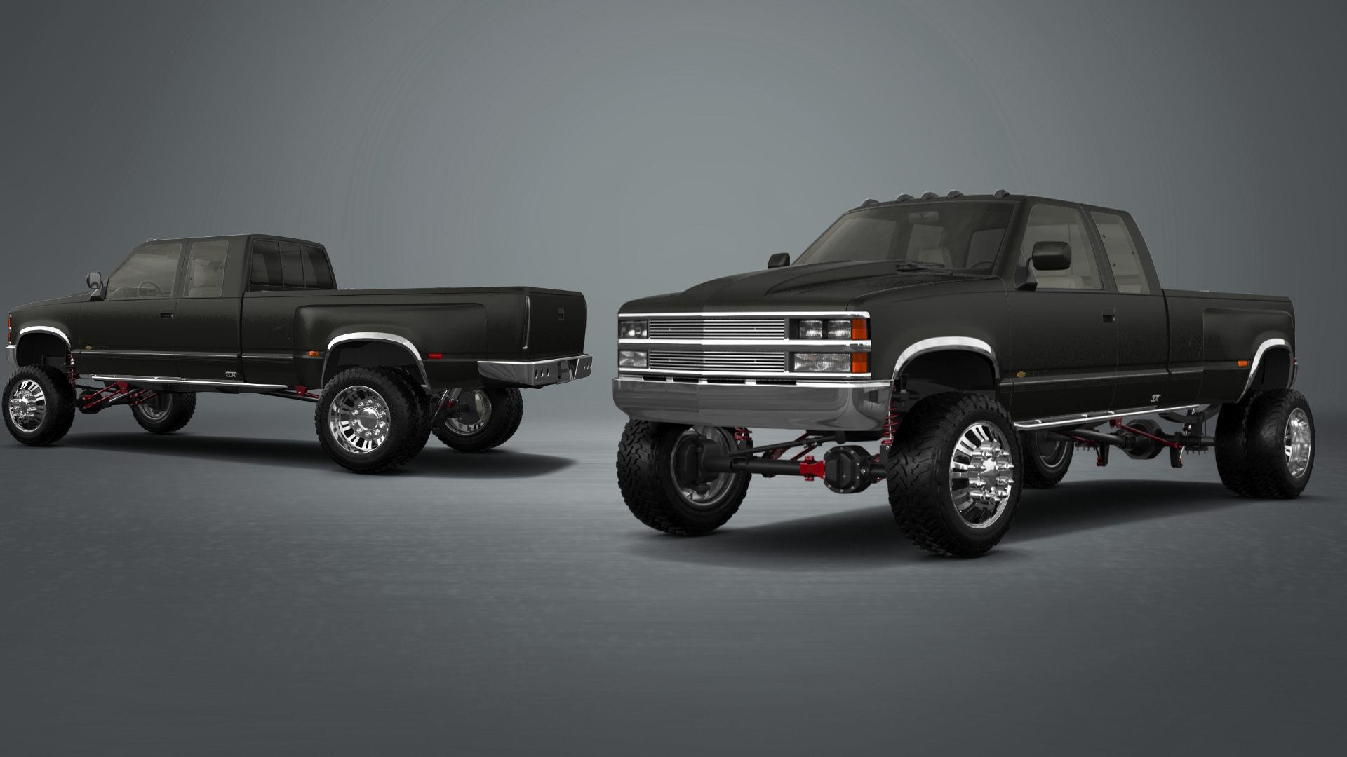 Chevrolet K3500 Extended Cab Pickup Truck 1988