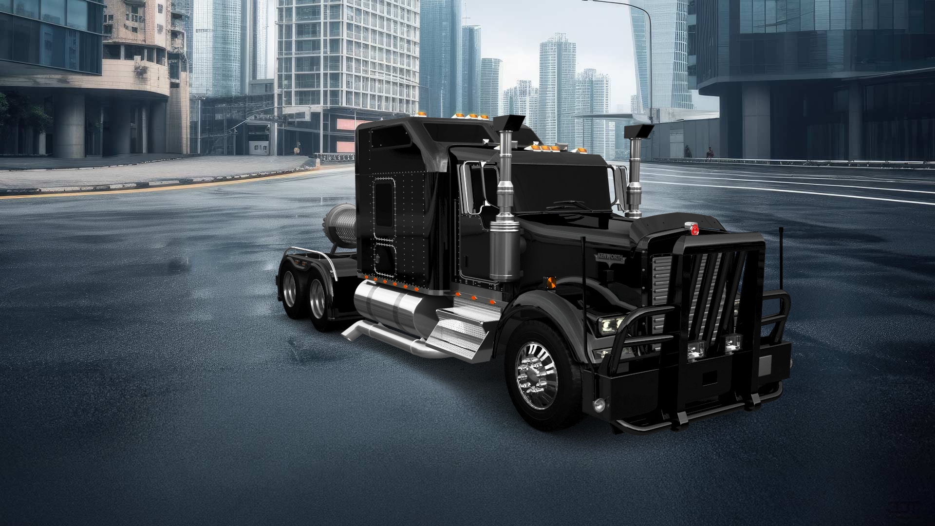 Kenworth W900 Sleeper Cab Truck 2015