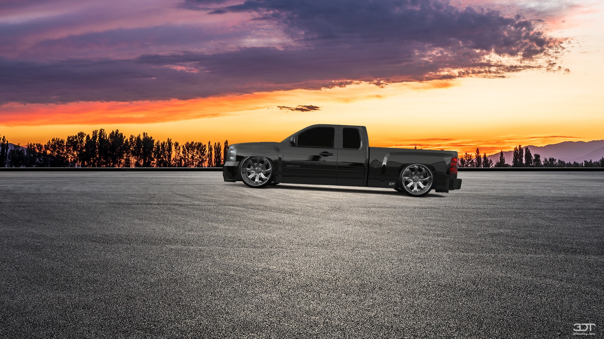 Chevrolet Silverado 2500 HD Extended Cab Pickup Truck 2007