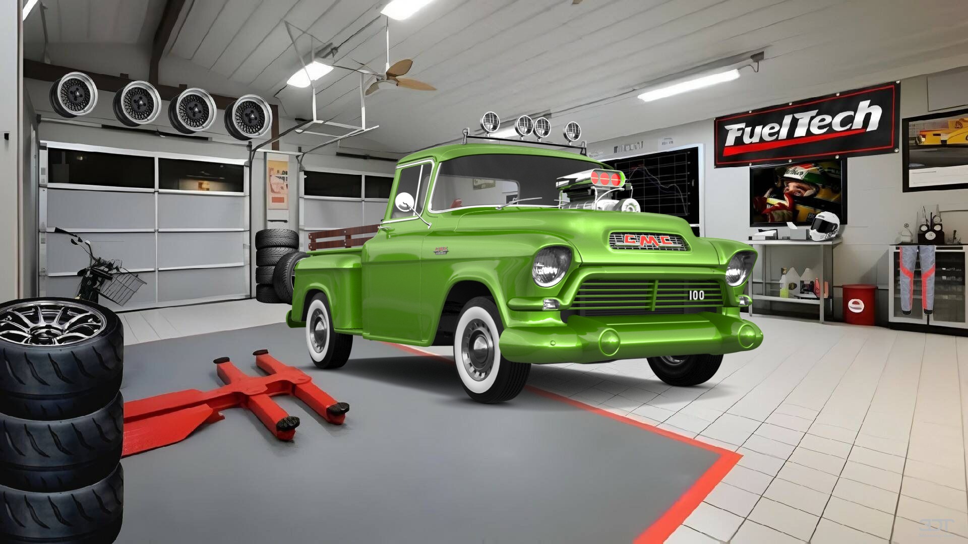 GMC 100 Stepside 2 Door pickup truck 1957