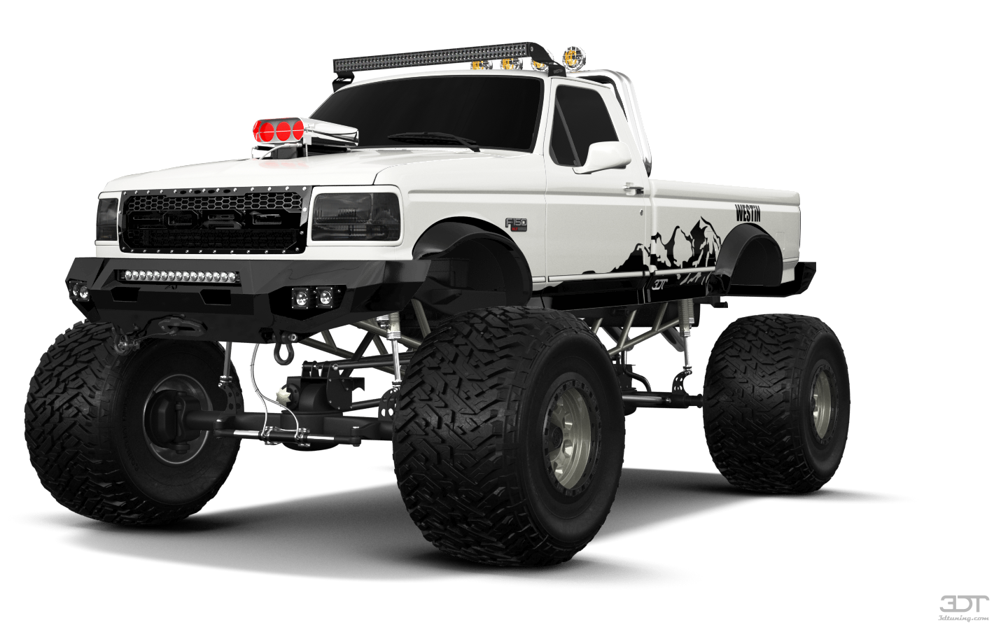 Tuning Ford F-150 Regular Cab 2 Door pickup truck 1992