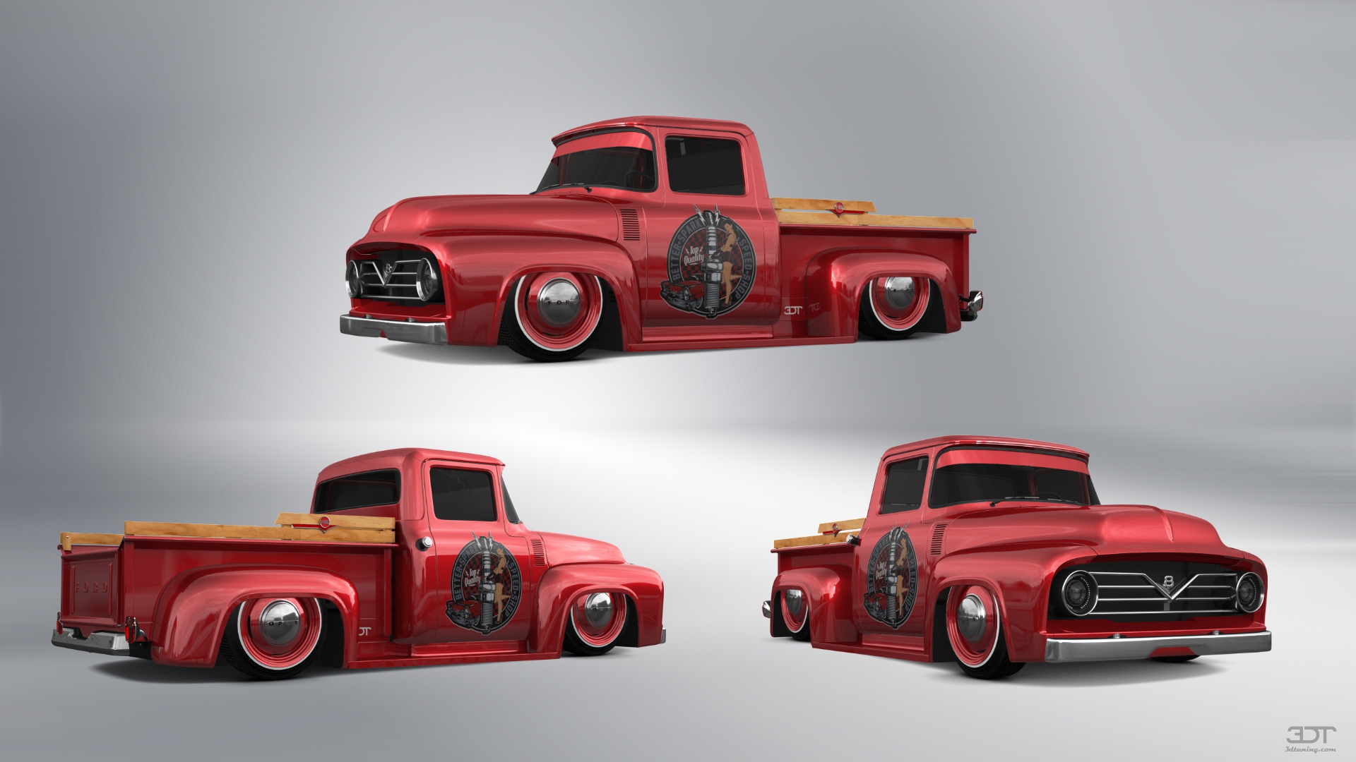 Ford F-100 2 Door truck 1956