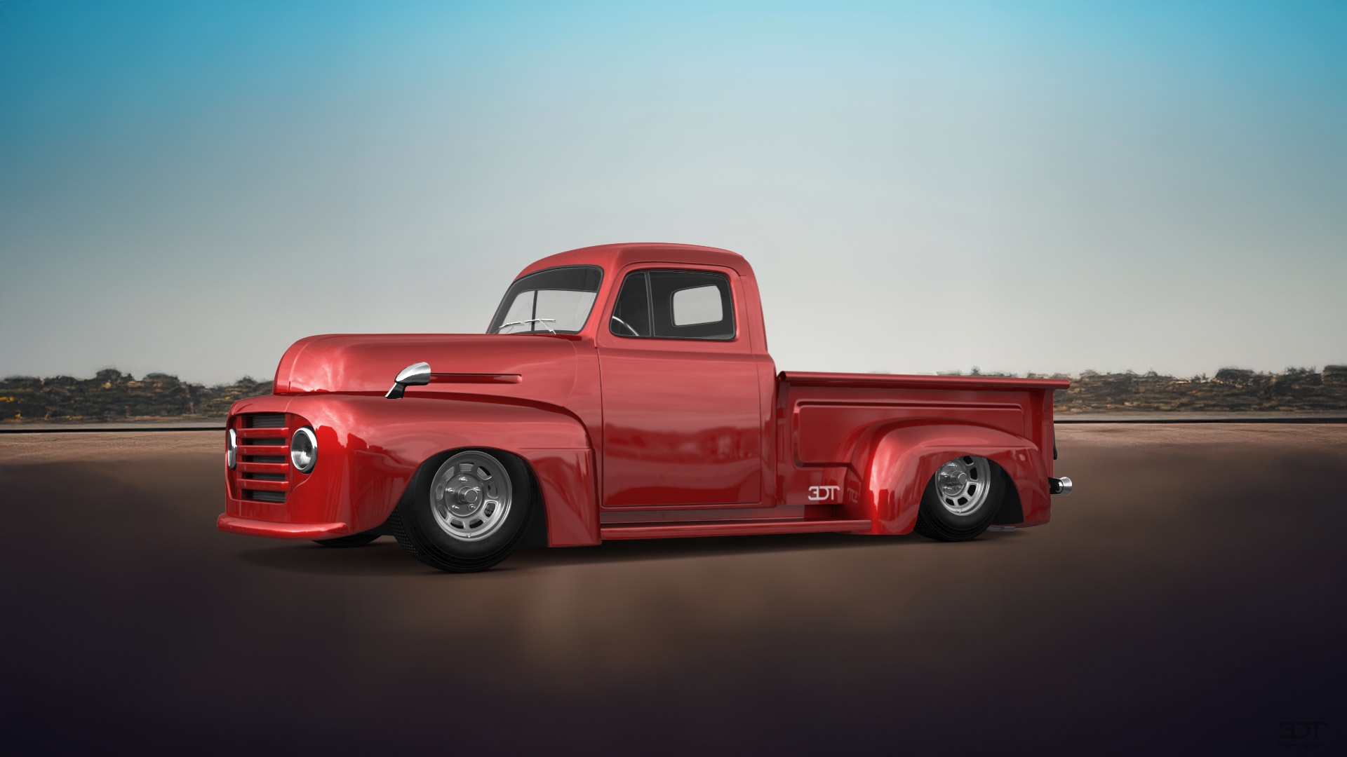 Ford F1 2 Door pickup truck 1949 tuning