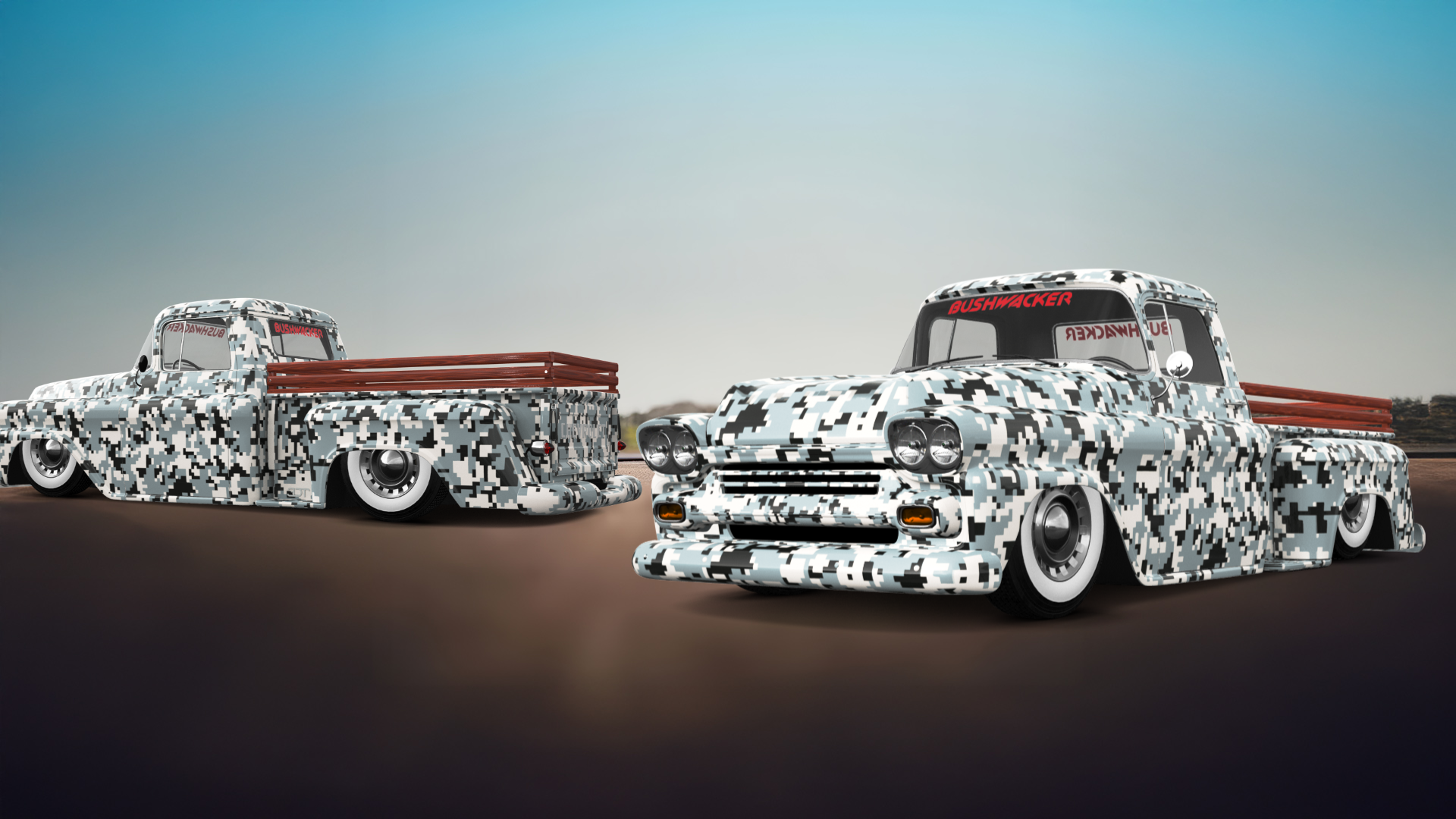 Chevrolet Apache Stepside 2 Door pickup truck 1959 tuning