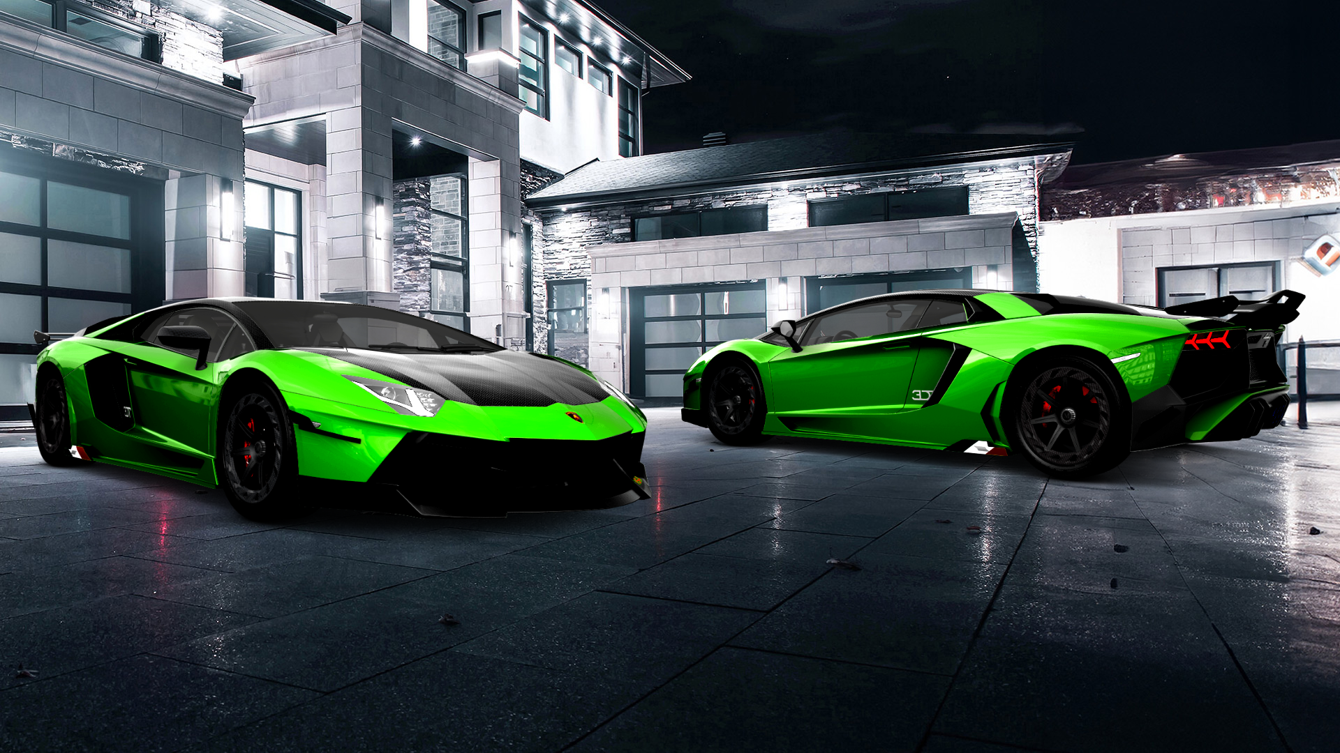 Lamborghini Aventador 2 Door Coupe 2012 tuning