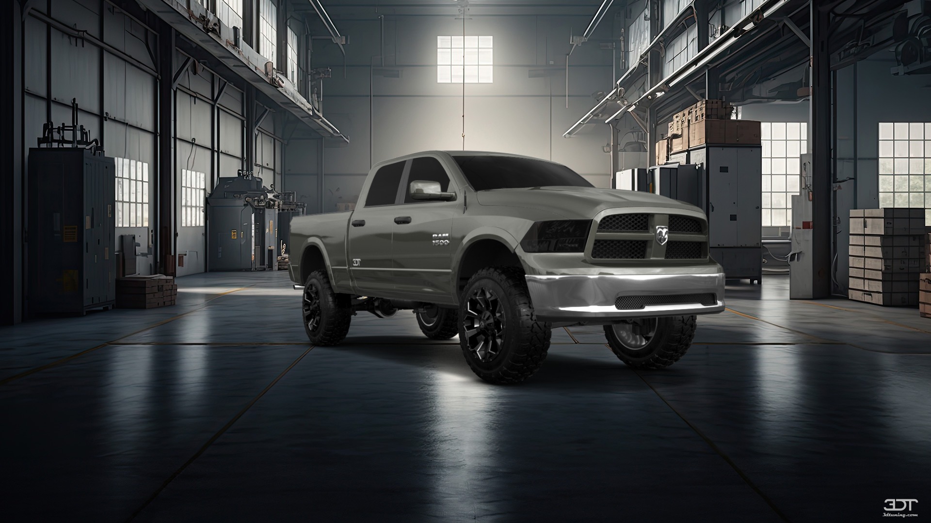 Dodge Ram 1500 Crew Cab 6.4 ft box 4 Door pickup truck 2009 tuning