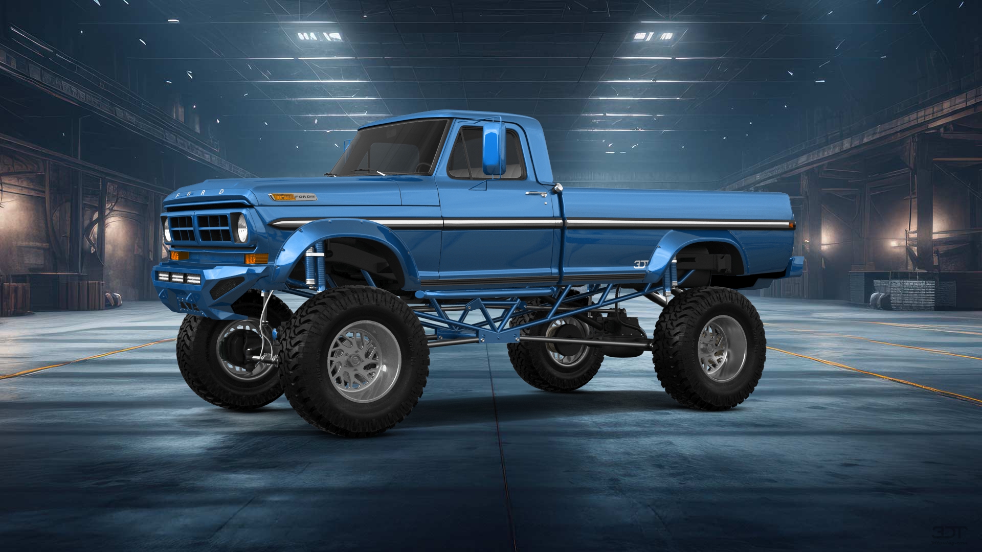 Ford F-250 2 Door pickup truck 1971