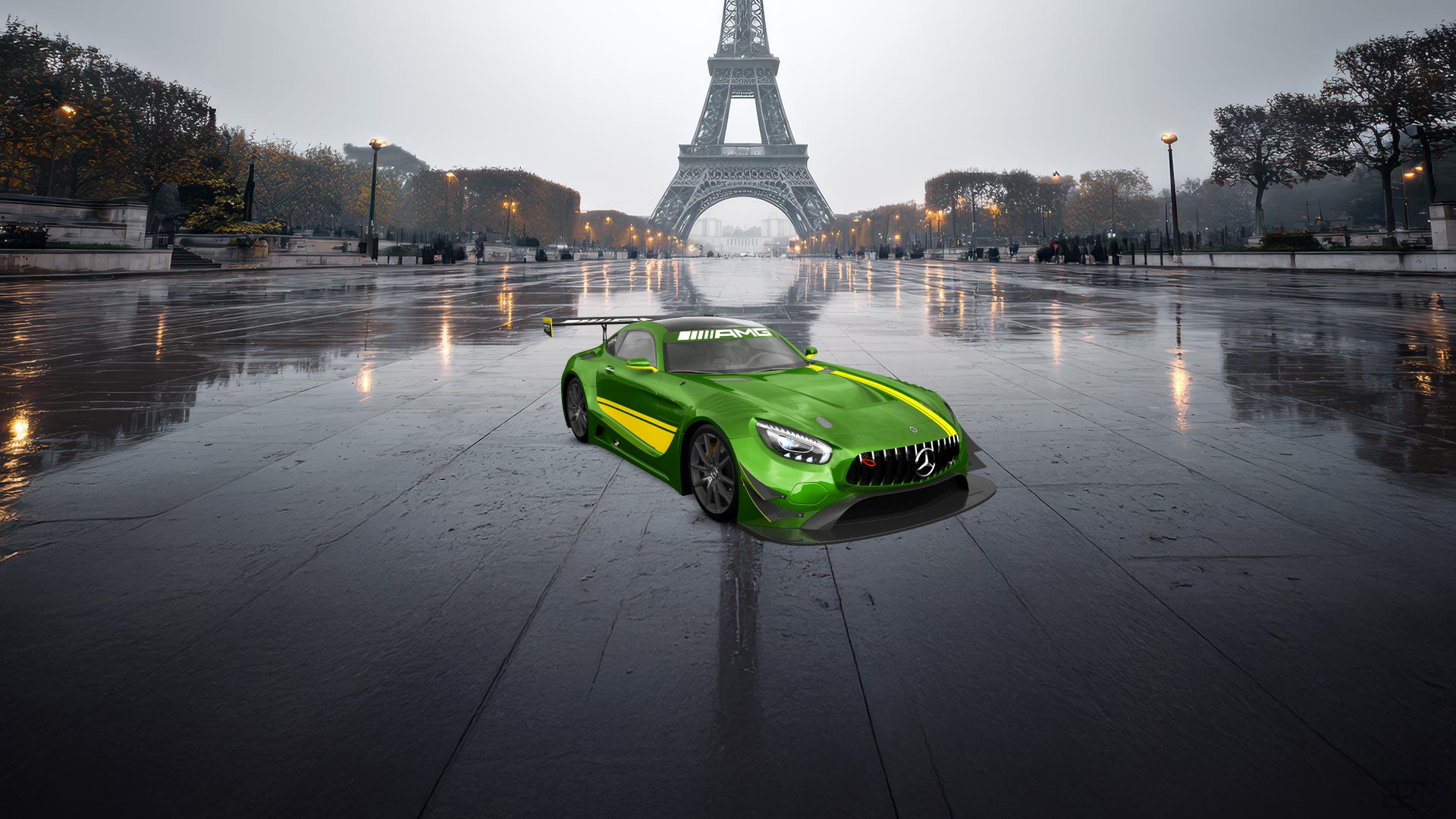 Mercedes AMG GT 2 door fastback coupe 2015 tuning