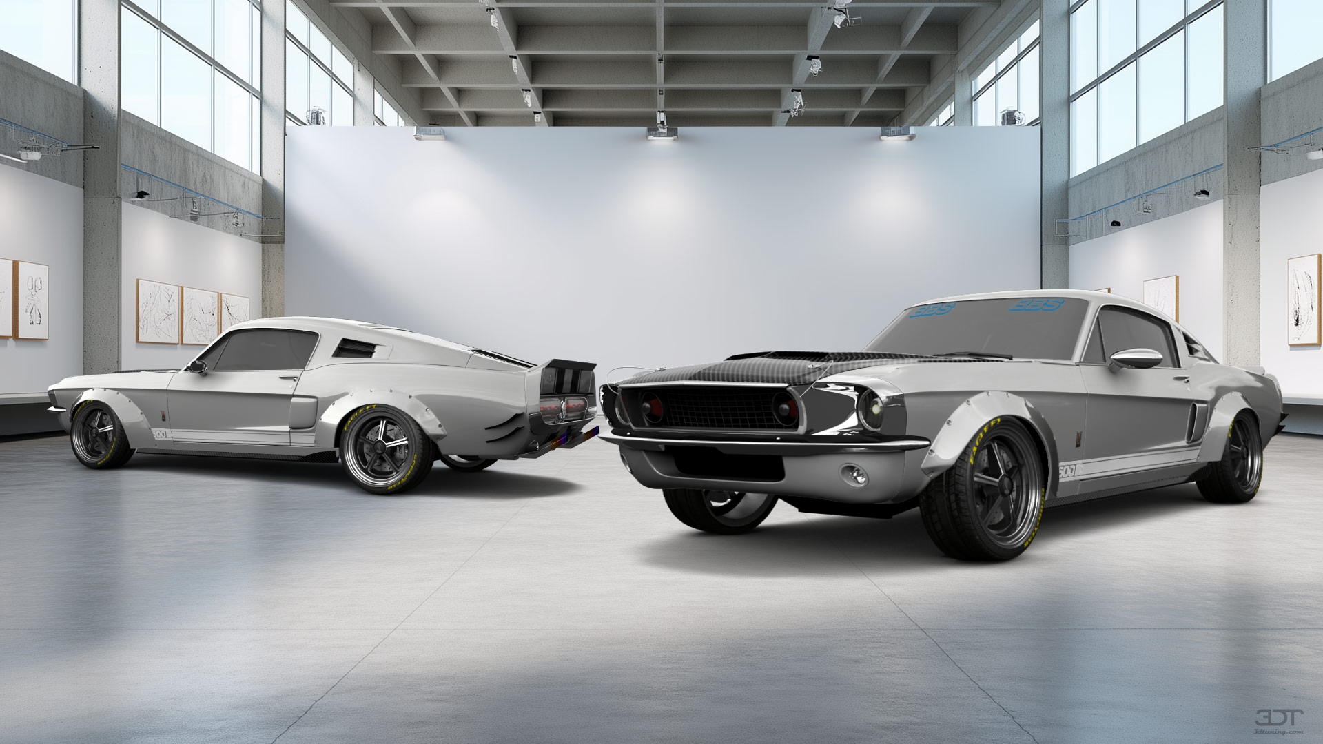 Mustang GT500 2 Door Coupe 1968 tuning