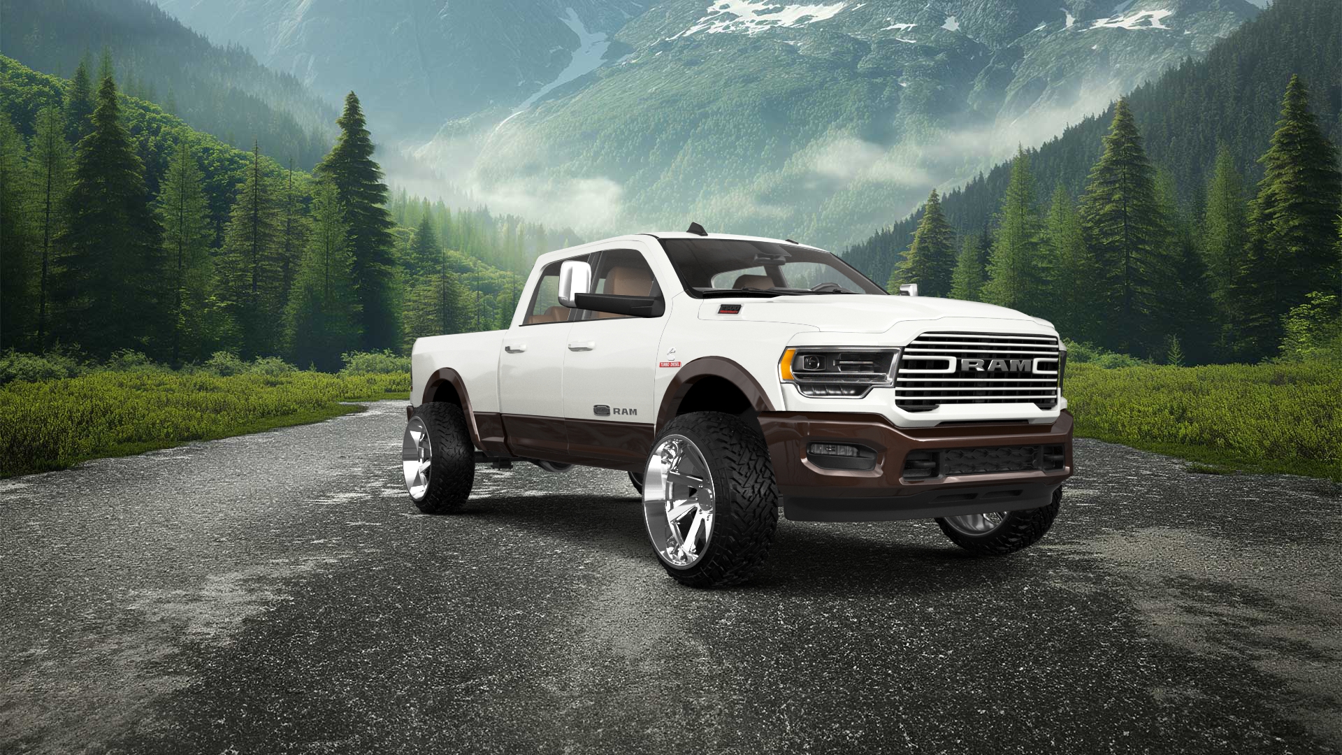 Dodge Ram 2500 4 Door pickup truck 2020 tuning
