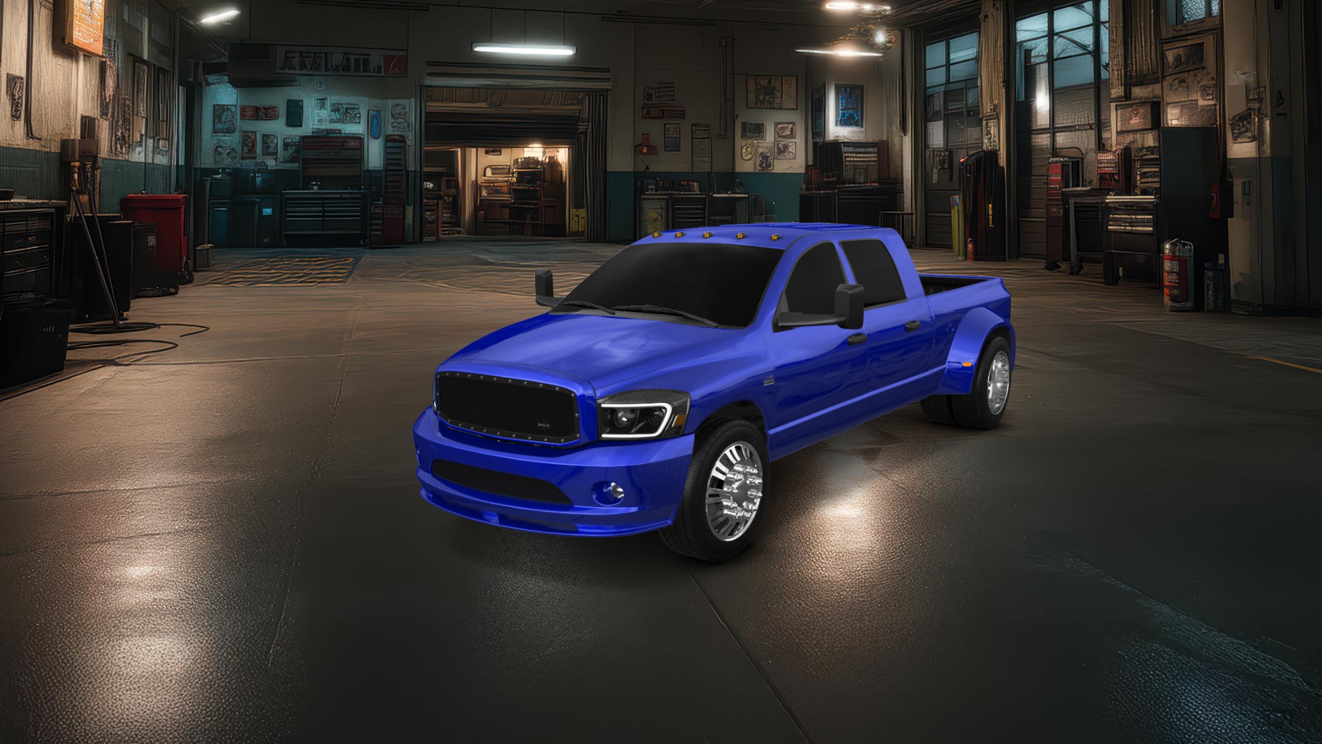 Dodge Ram 3500 Dually 4 Door pickup truck 2007 tuning