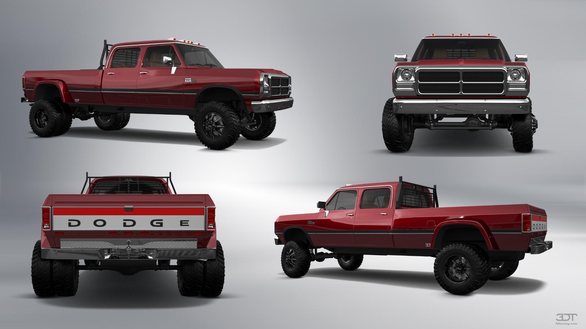 Dodge Ram 350 4 Door pickup truck 1991