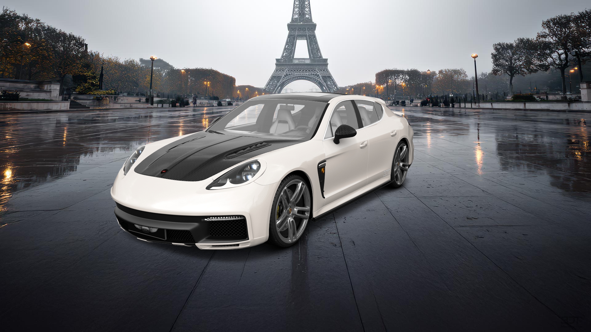 Porsche Panamera 4 door fastback saloon 2011 tuning