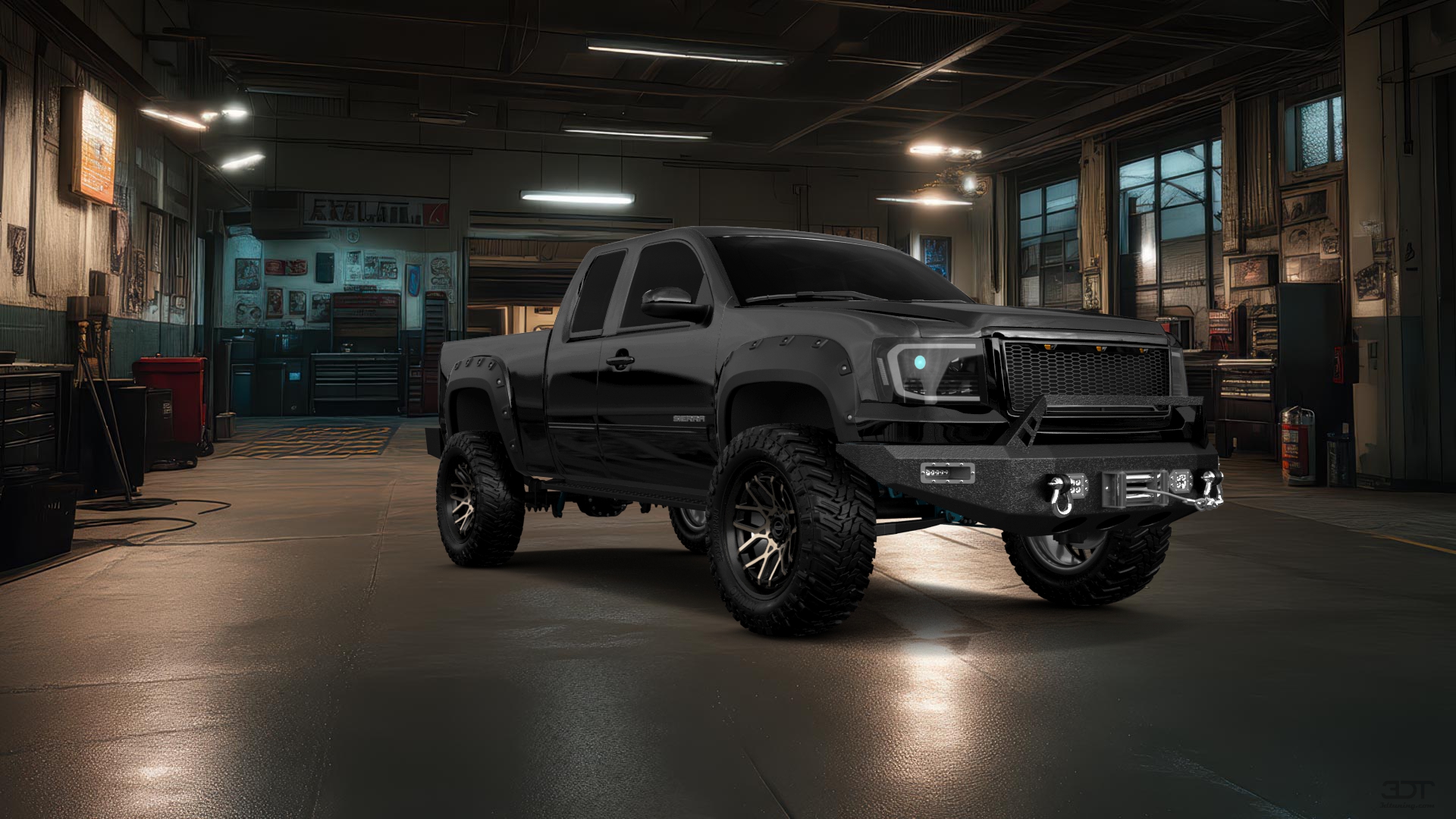 GMC Sierra 1500 Double Cab 6.6 ft box 2 Door truck 2007 tuning